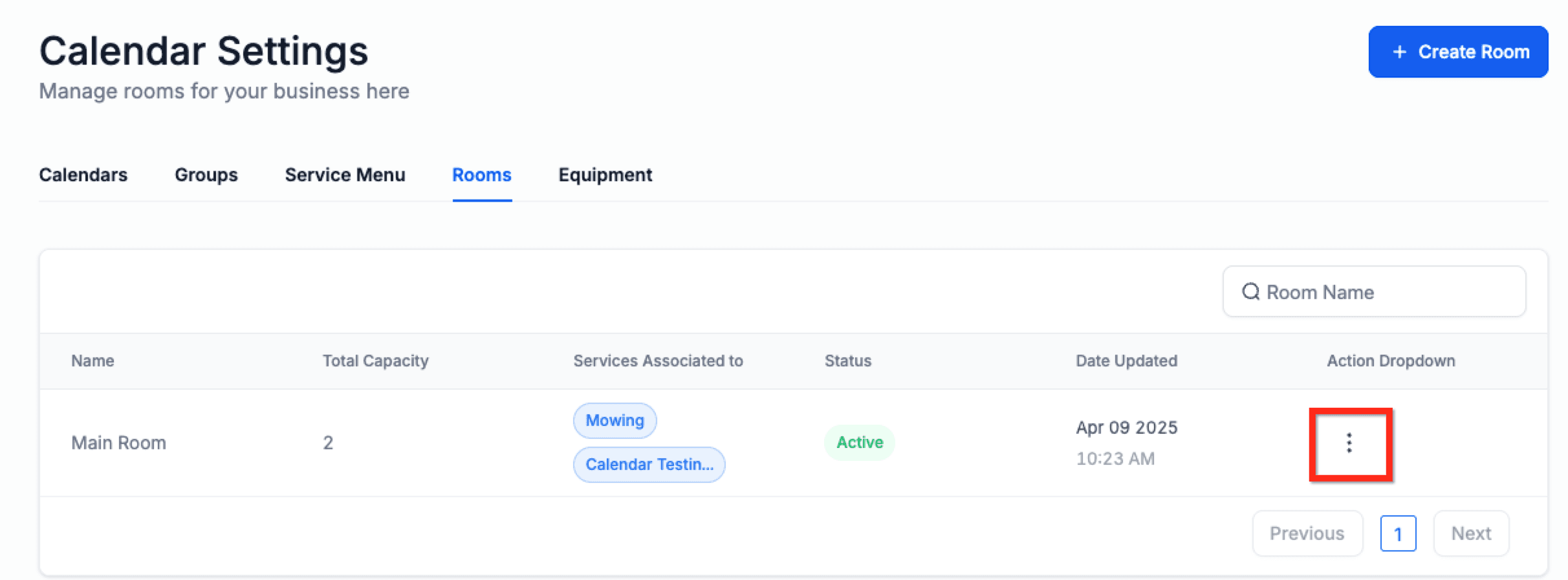 Schermata 4 — Creare le Stanze in HITLEAD