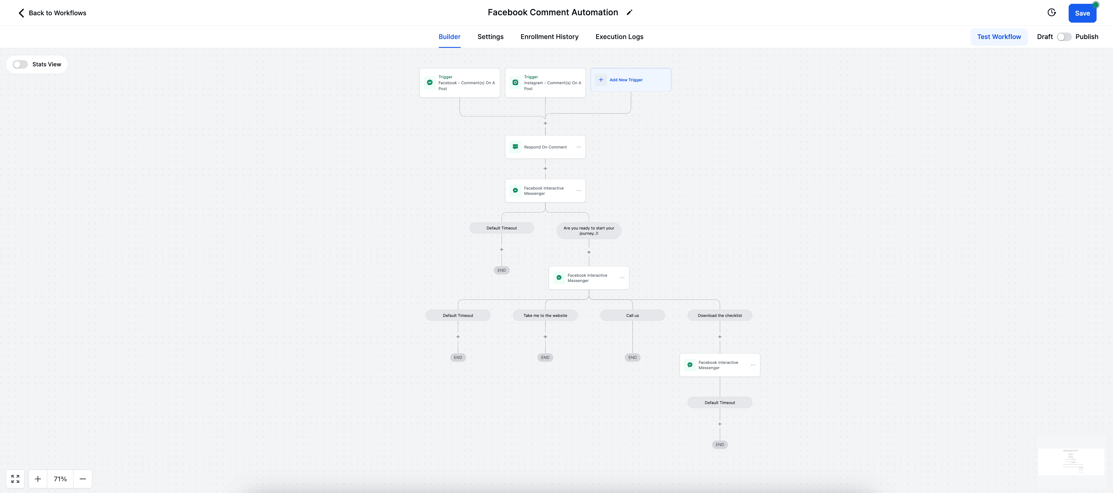 Schermata 21 — Guida all'Automazione dei Commenti Facebook & Instagram e AI