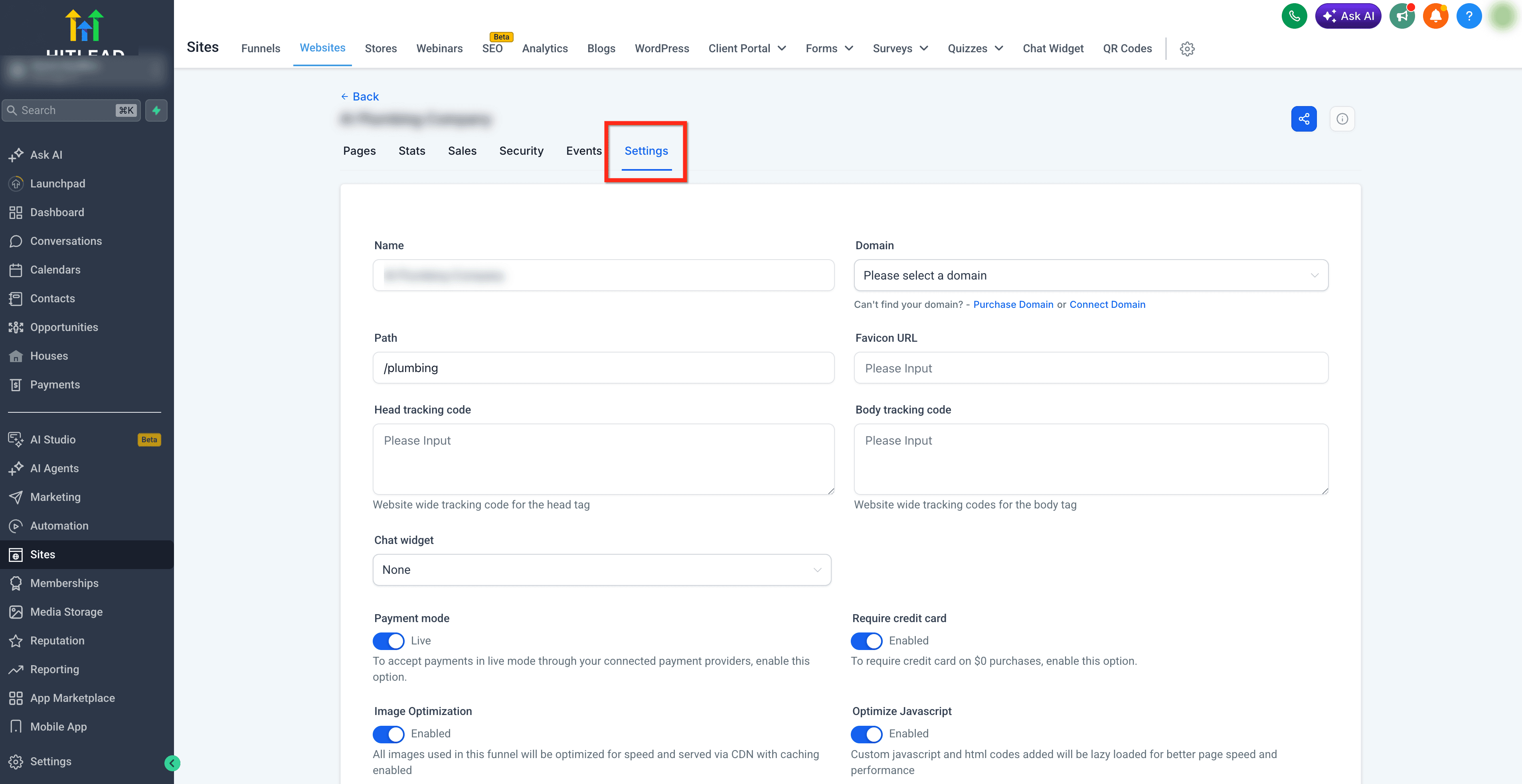 Schermata 34 — Guida Introduttiva - Lancia un Sito Web da Zero