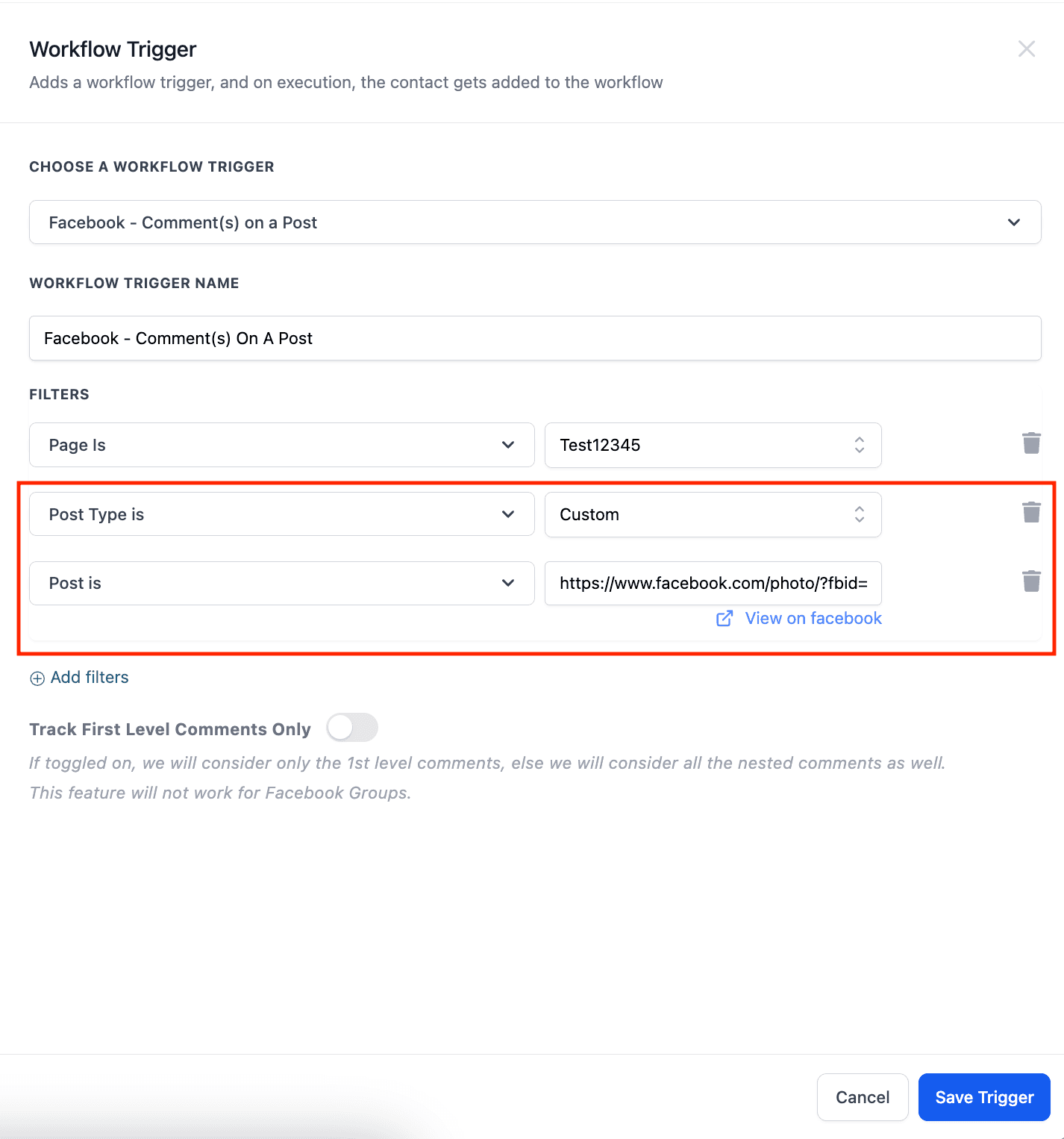 Schermata 10 — Guida all'Automazione dei Commenti Facebook & Instagram e AI