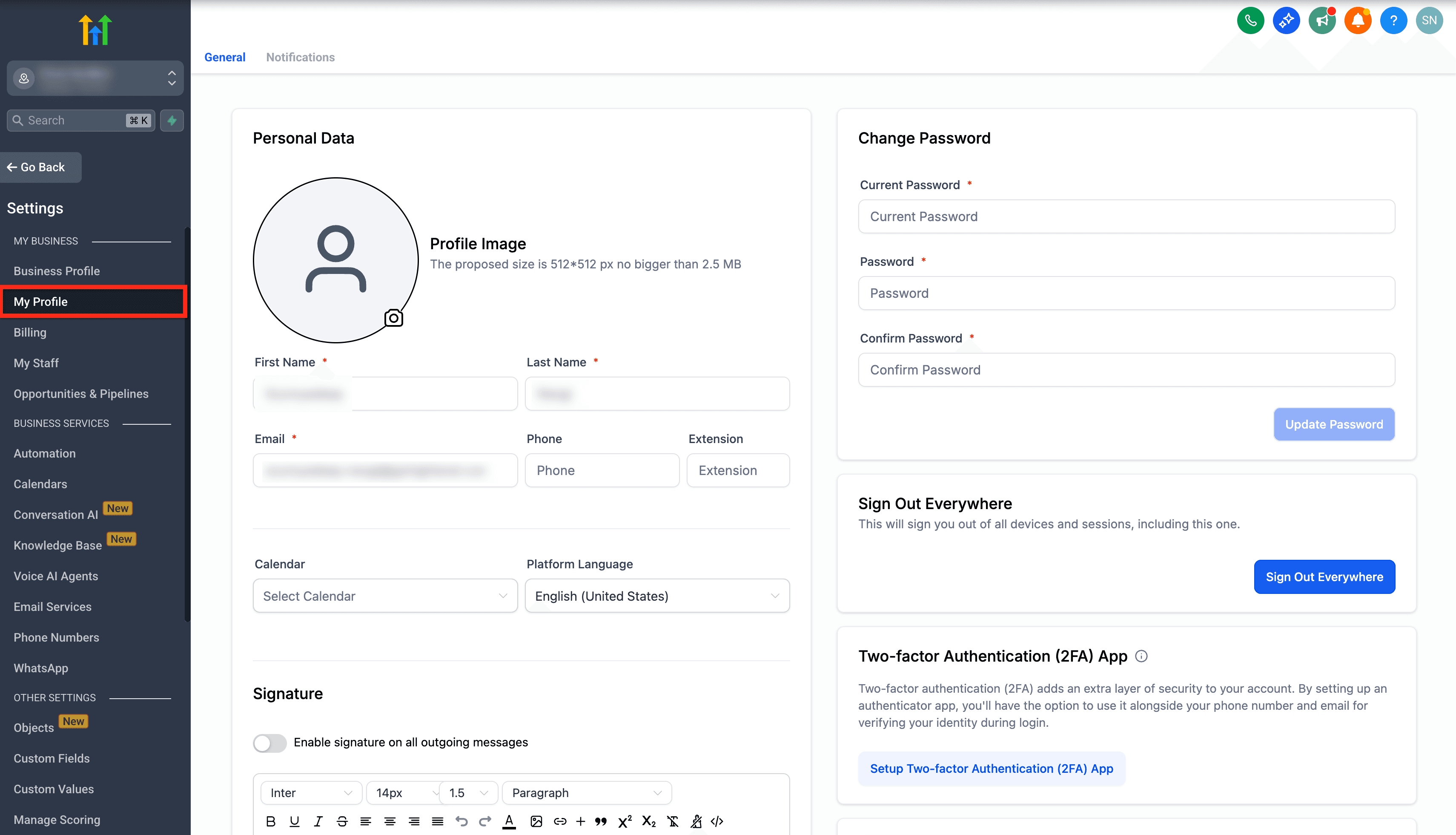 Schermata 2 — Collega Google per usare Gmail per l'email