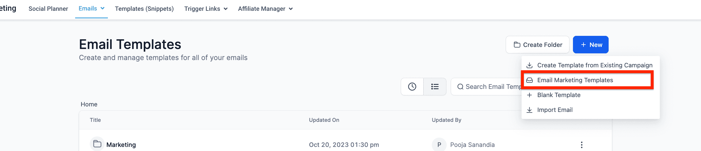 Schermata 16 — Notifica email per post fallito, account scaduto e approvazione post