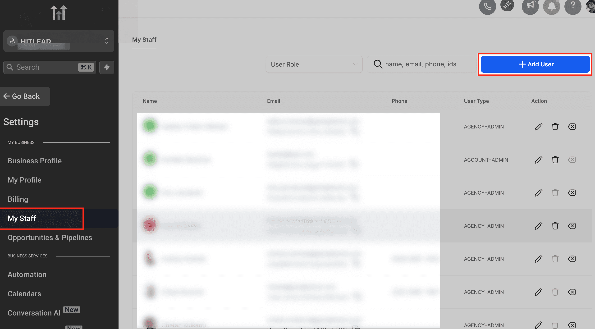 Schermata 1 — Fotografo — Guida alla Configurazione del Calendario Servizi