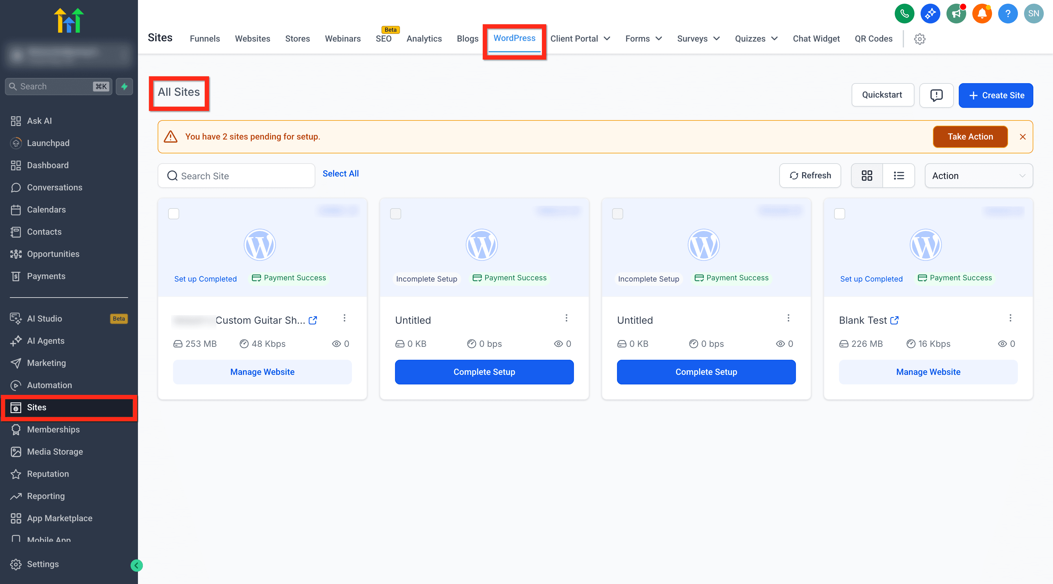 Schermata 1 — WordPress - Page Builder con AI