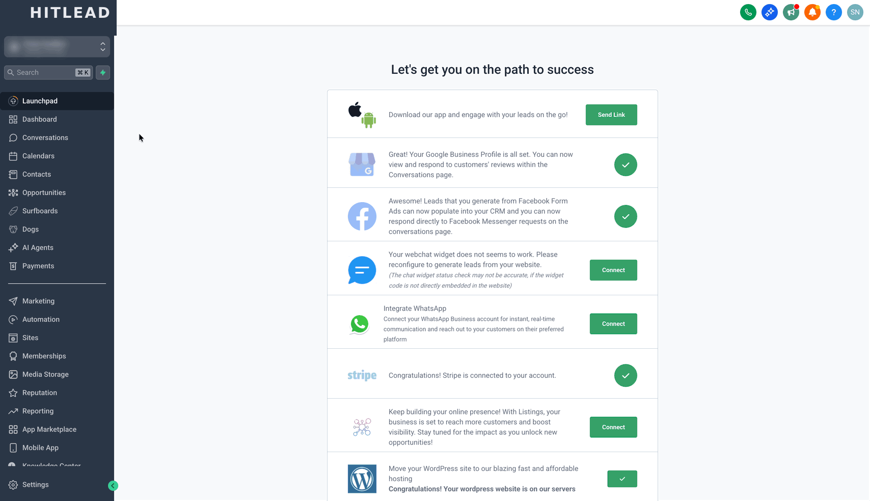 Schermata 1 — Knowledge Base - Web Crawler