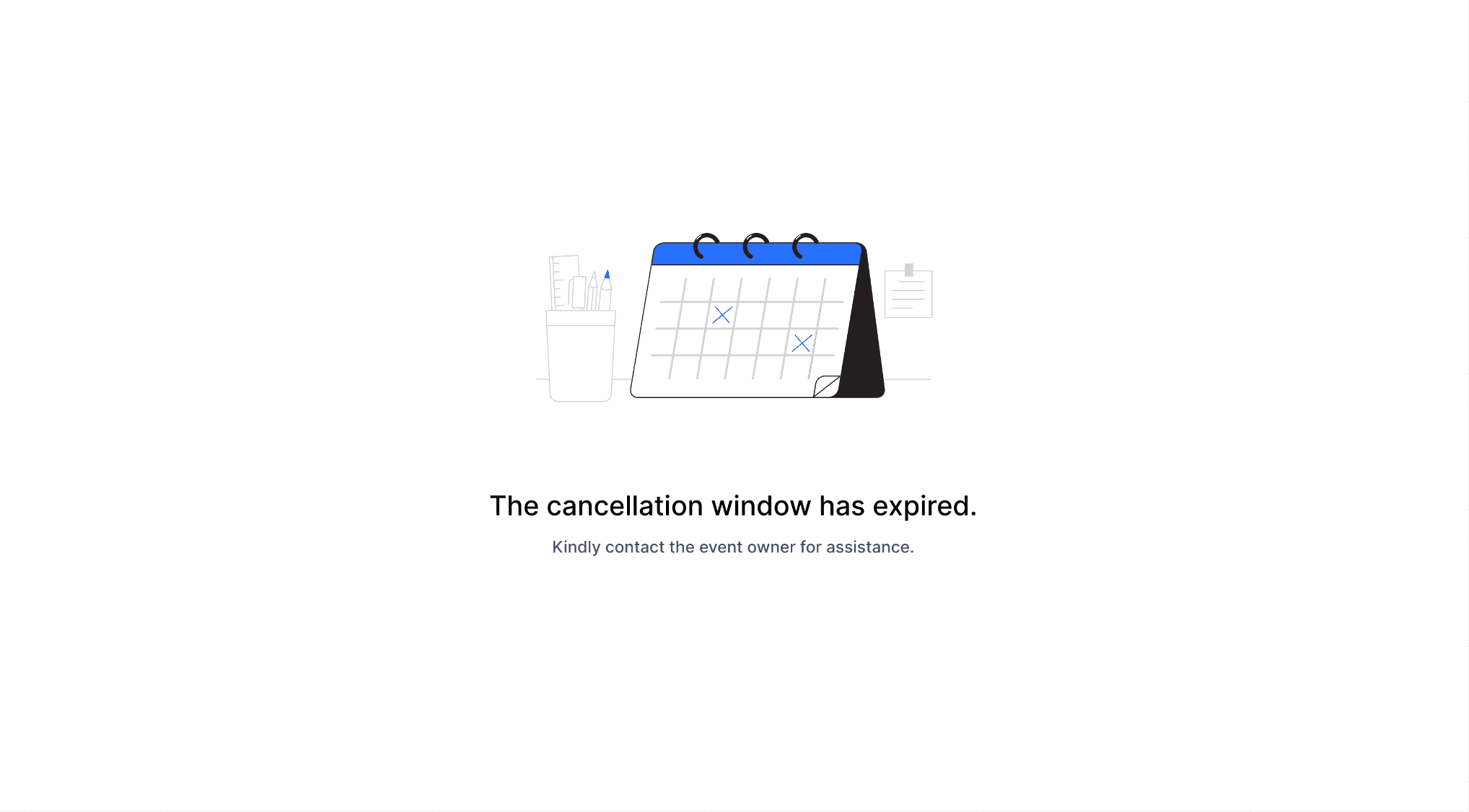 Schermata 3 — Policy di Cancellazione e Riprogrammazione (Booking Widget)