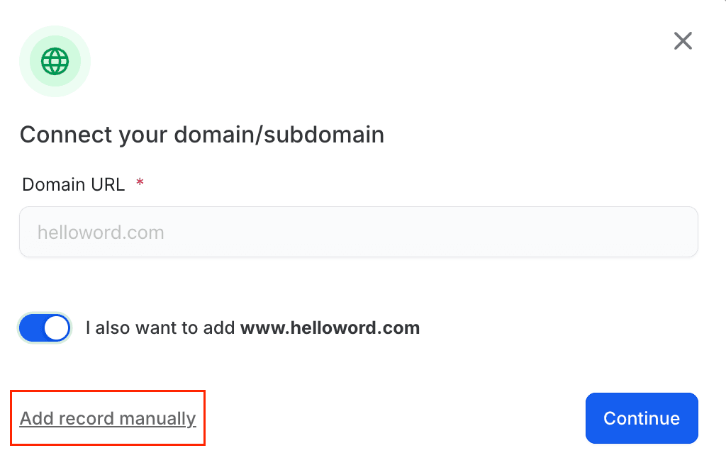 Schermata 3 — Collegare il tuo dominio su HITLEAD - Guida completa