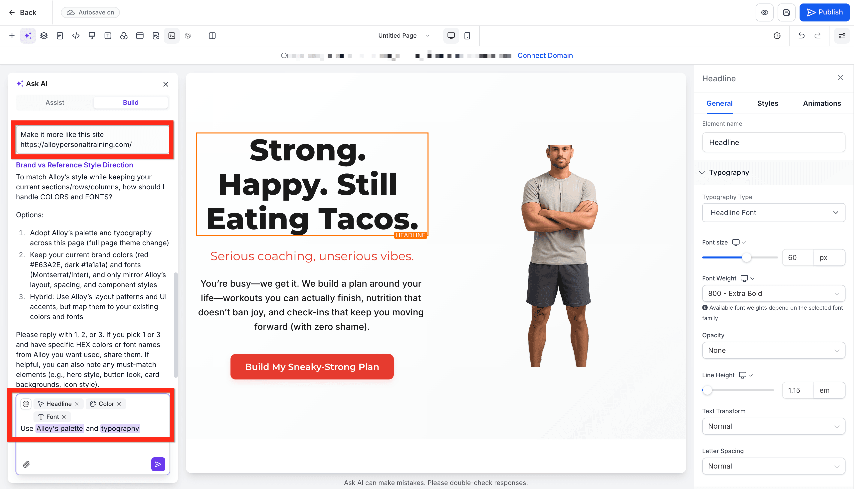 Schermata 5 — Funnel & Website AI