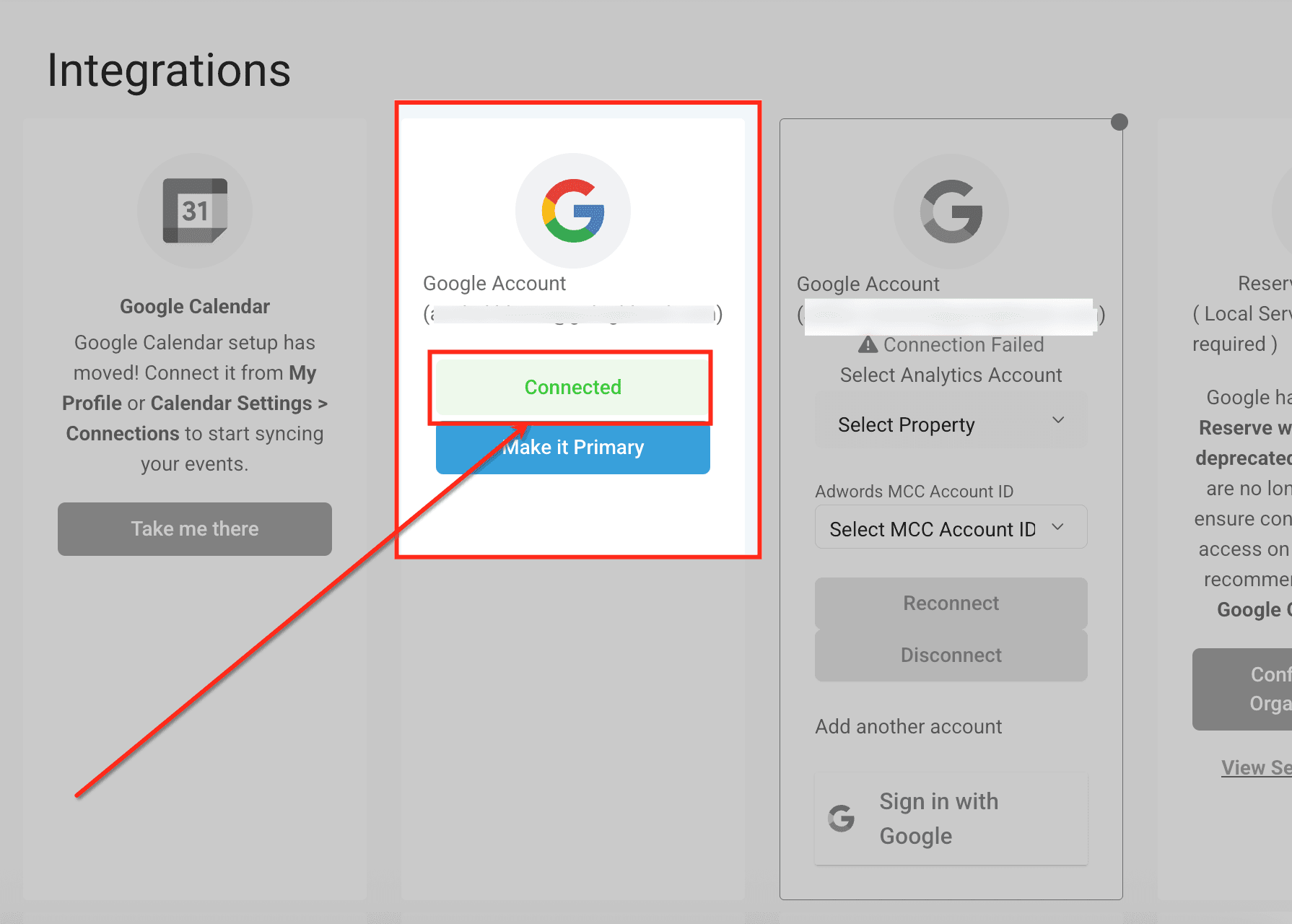 Schermata 3 — Come integrare Google Business Profile (GBP) con HITLEAD