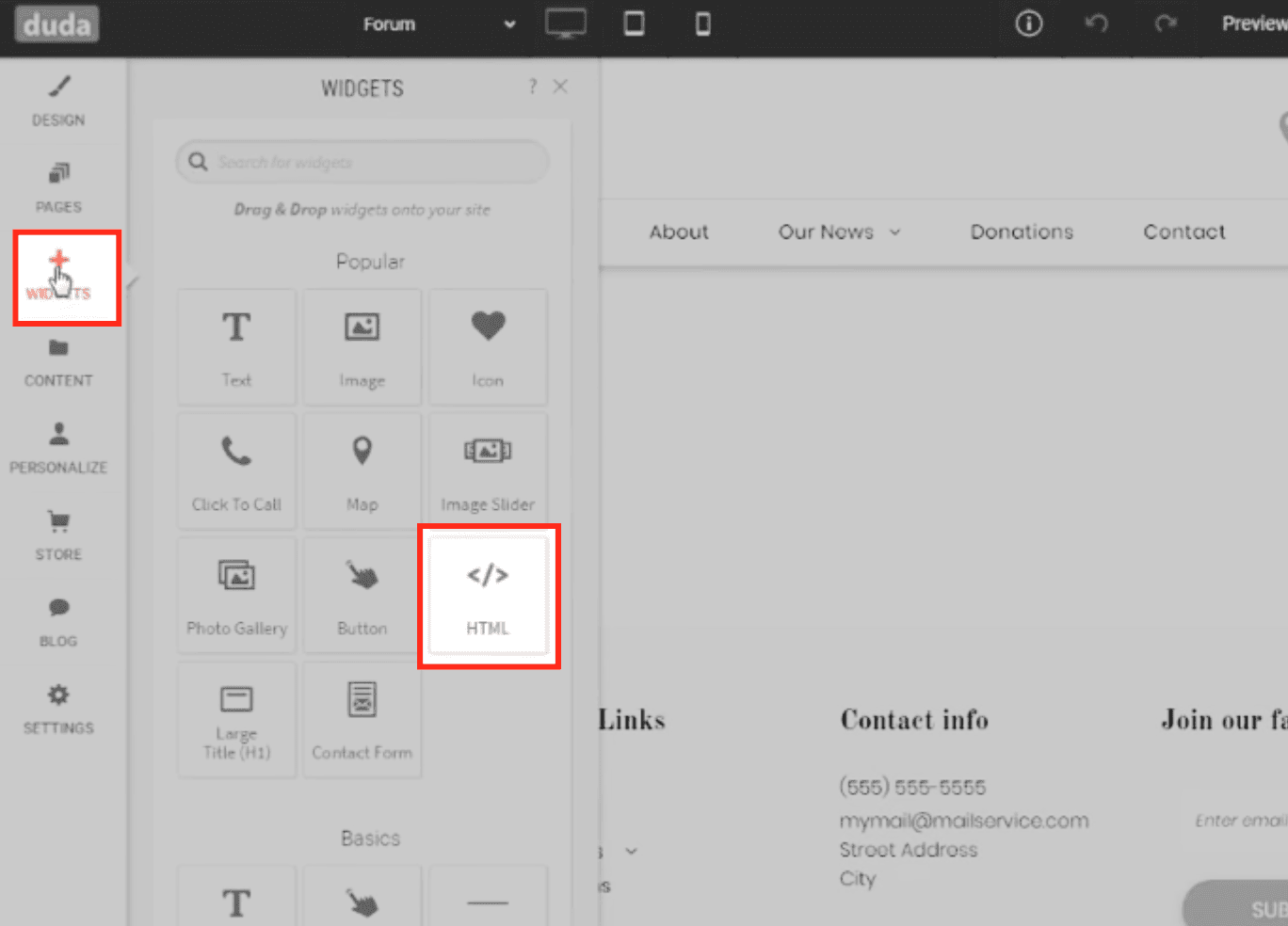 Schermata 17 — Incorporare i Form di HITLEAD su Siti Web Esterni