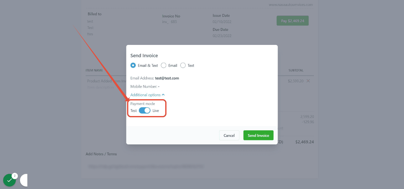 Schermata 13 — Come creare fatture in HITLEAD