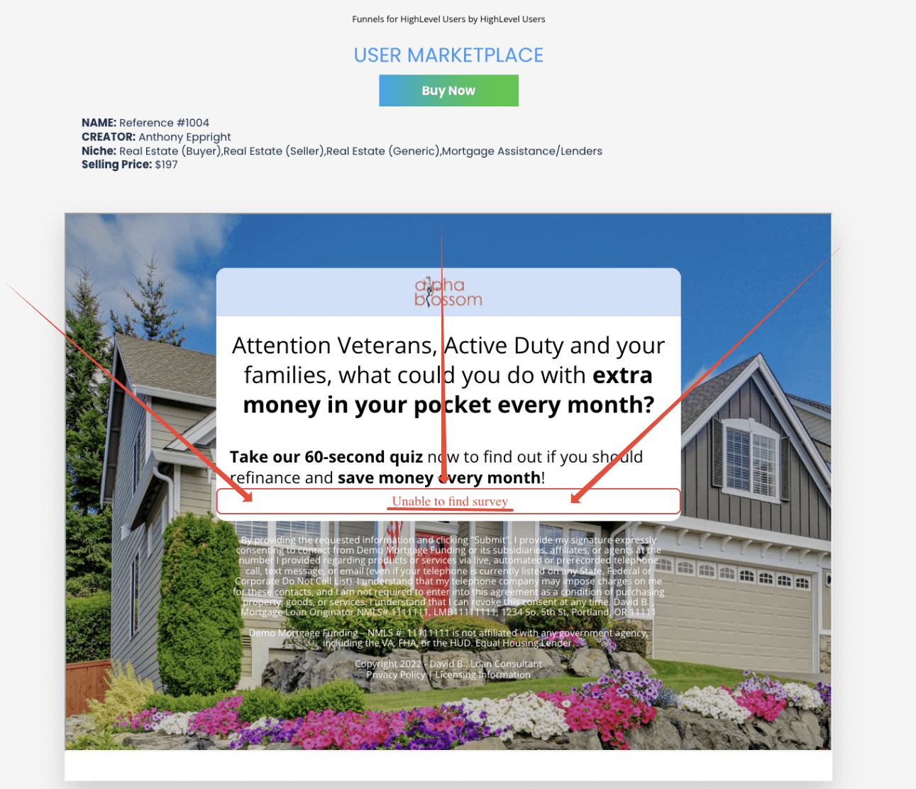 Schermata 3 — Importare e/o Clonare Funnel e Siti Web
