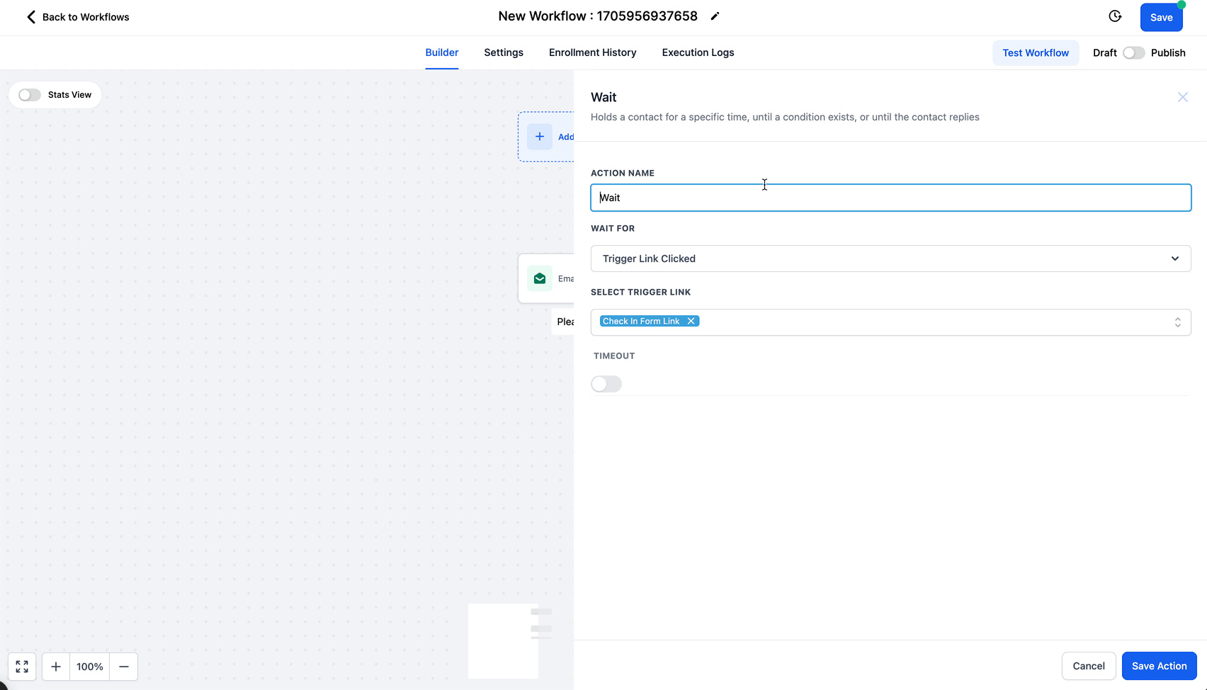 Schermata 6 — Trigger Links - Panoramica
