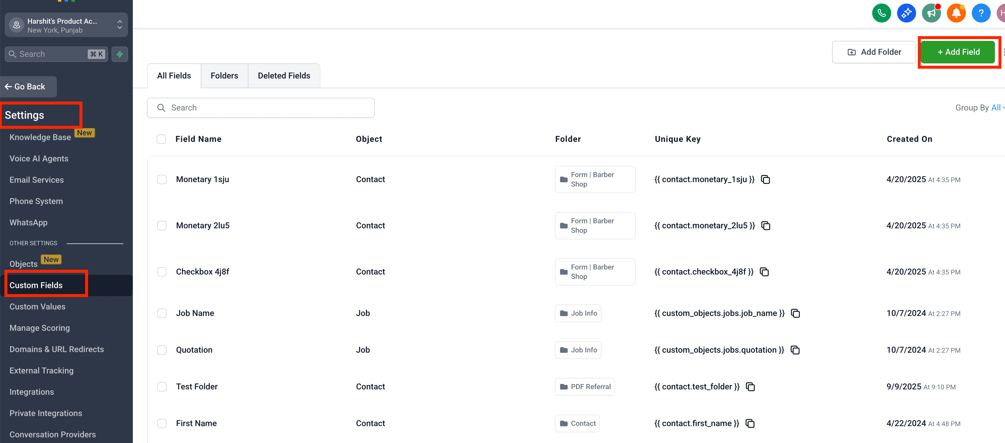 Schermata 1 — Come aggiungere automaticamente la data di un appuntamento a un Contratto?