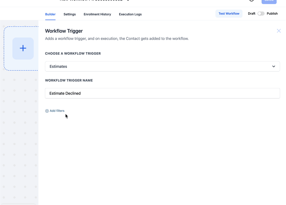 Schermata 7 — Workflow Trigger - Preventivi