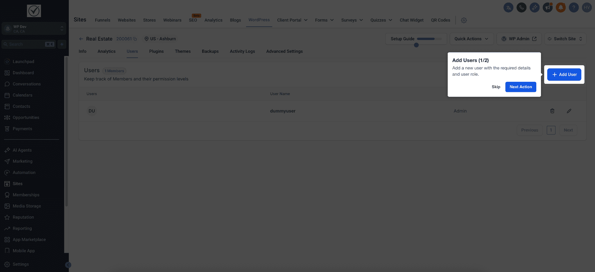 Schermata 6 — Guida alla Configurazione dell'Hosting WordPress