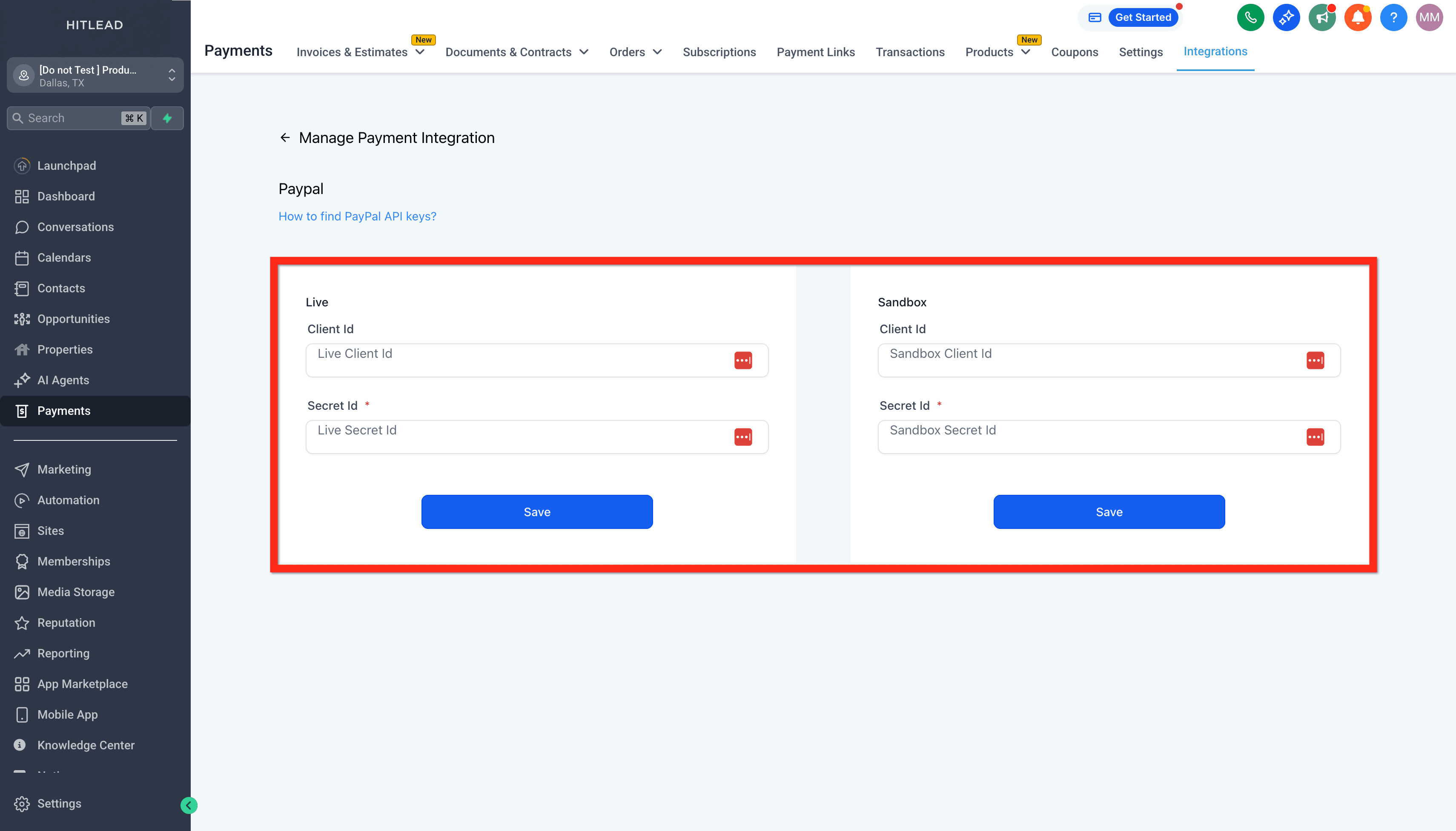 Schermata 2 — PayPal nei Calendari