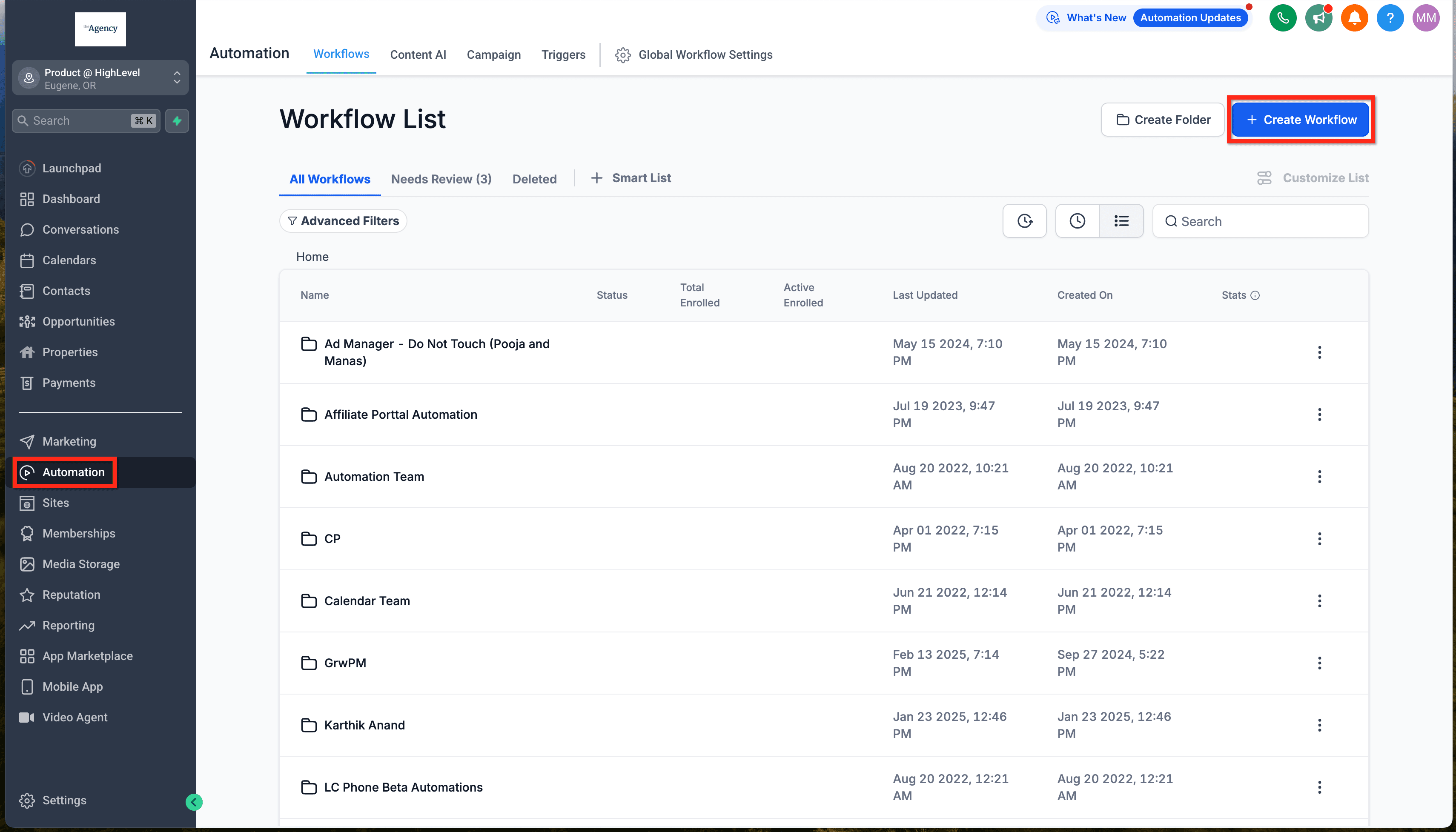 Schermata 1 — Azione Workflow - Facebook Interactive Messenger