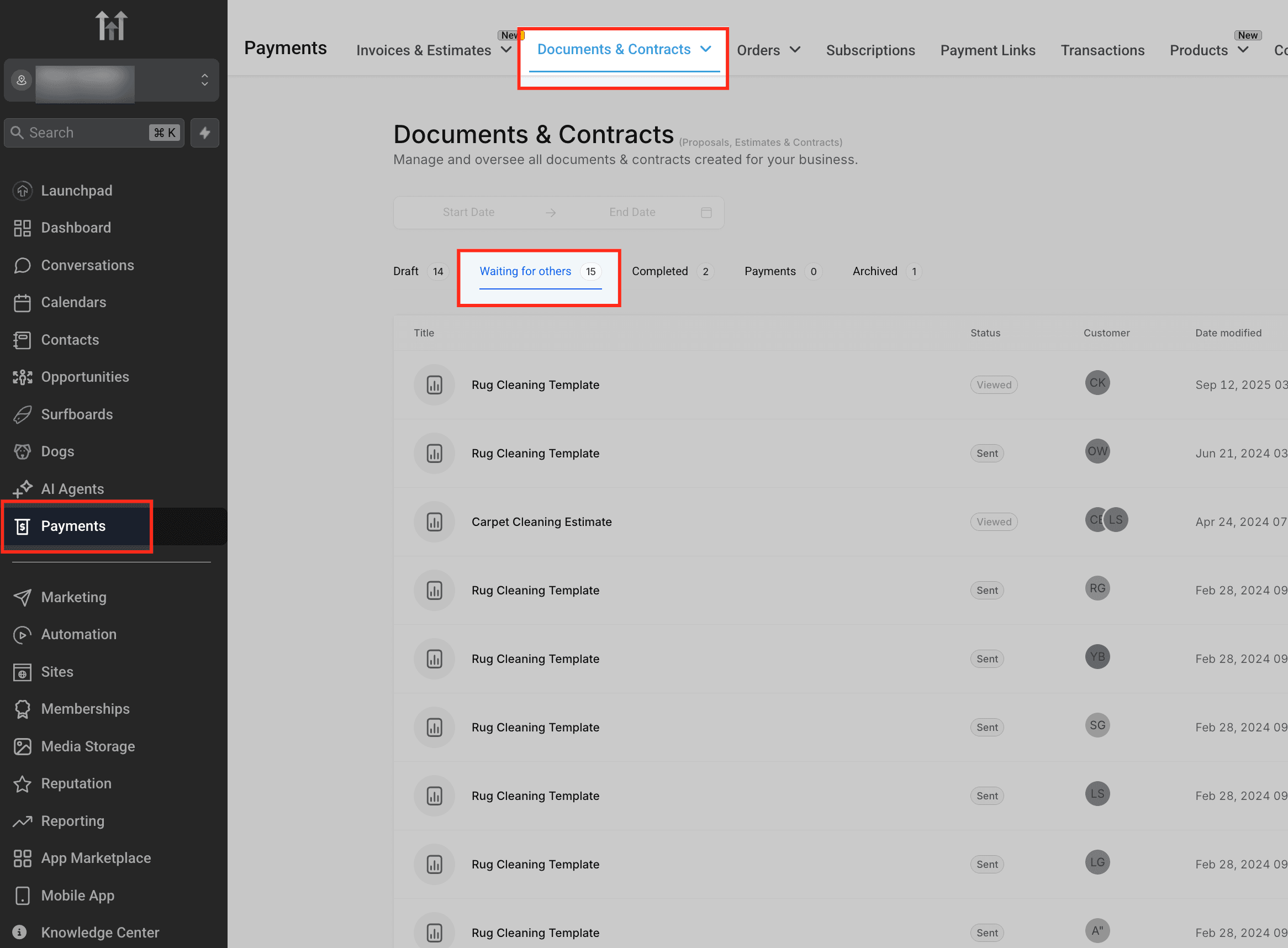 Schermata 3 — Raccogli Feedback e Automatizza i Follow-Up con la Funzionalità Decline Documents