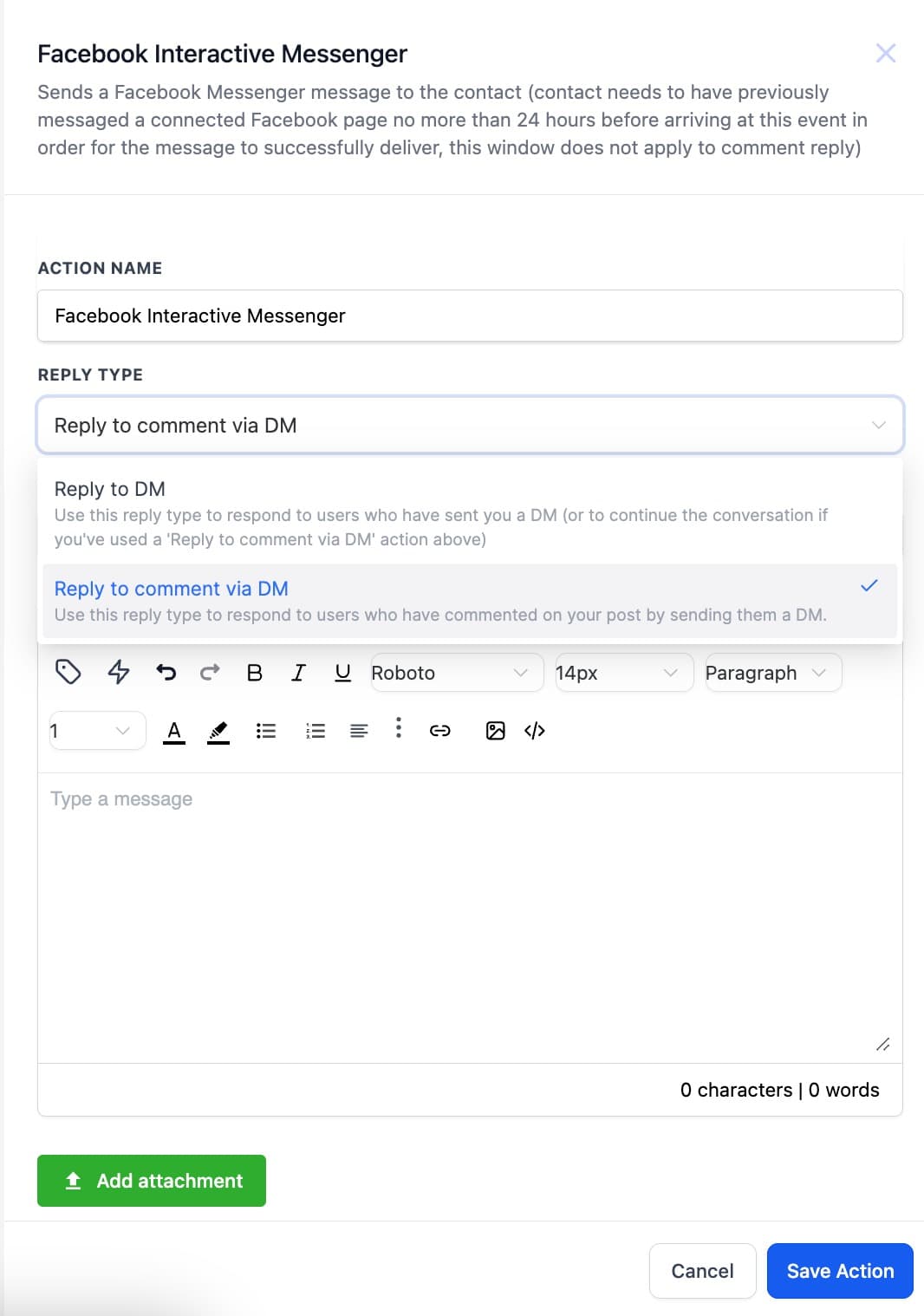Schermata 14 — Guida all'Automazione dei Commenti Facebook & Instagram e AI