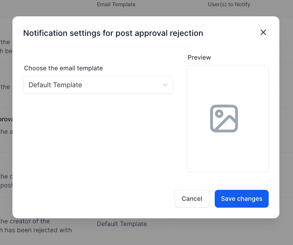 Schermata 12 — Notifica email per post fallito, account scaduto e approvazione post