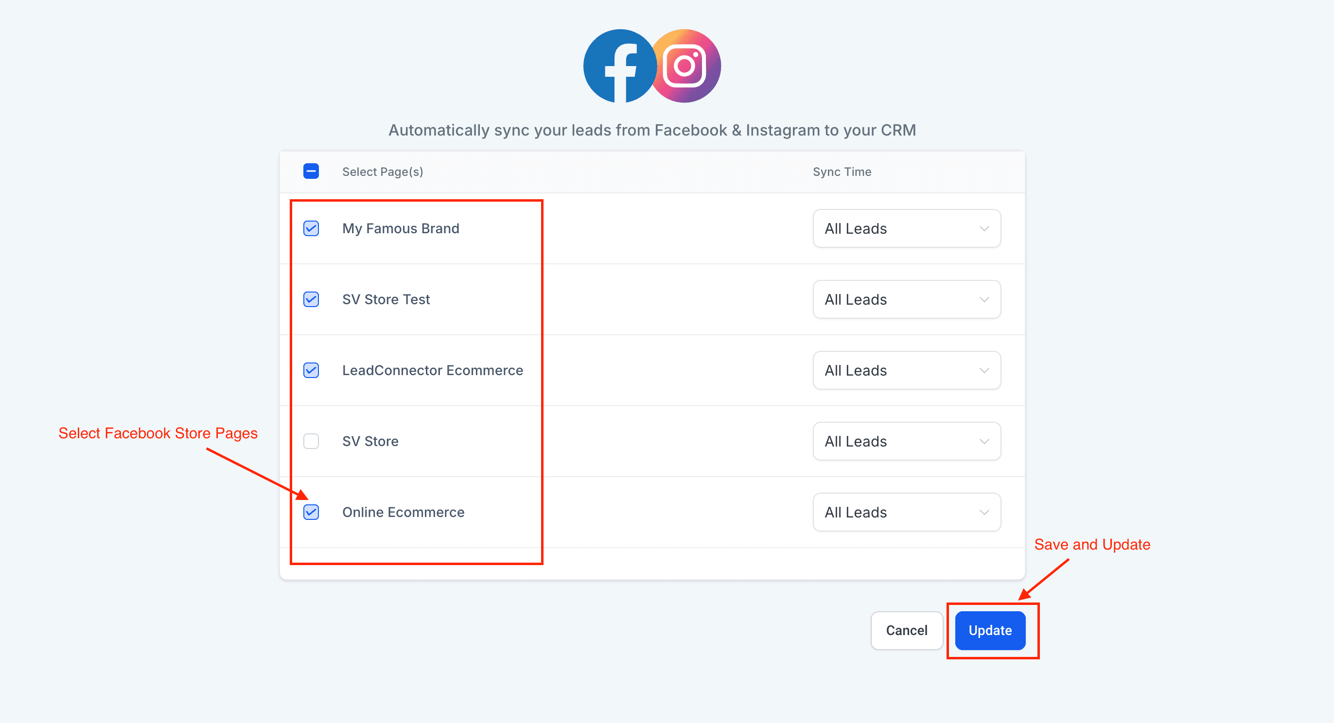 Schermata 19 — Come vendere prodotti su Facebook e Instagram Shops?