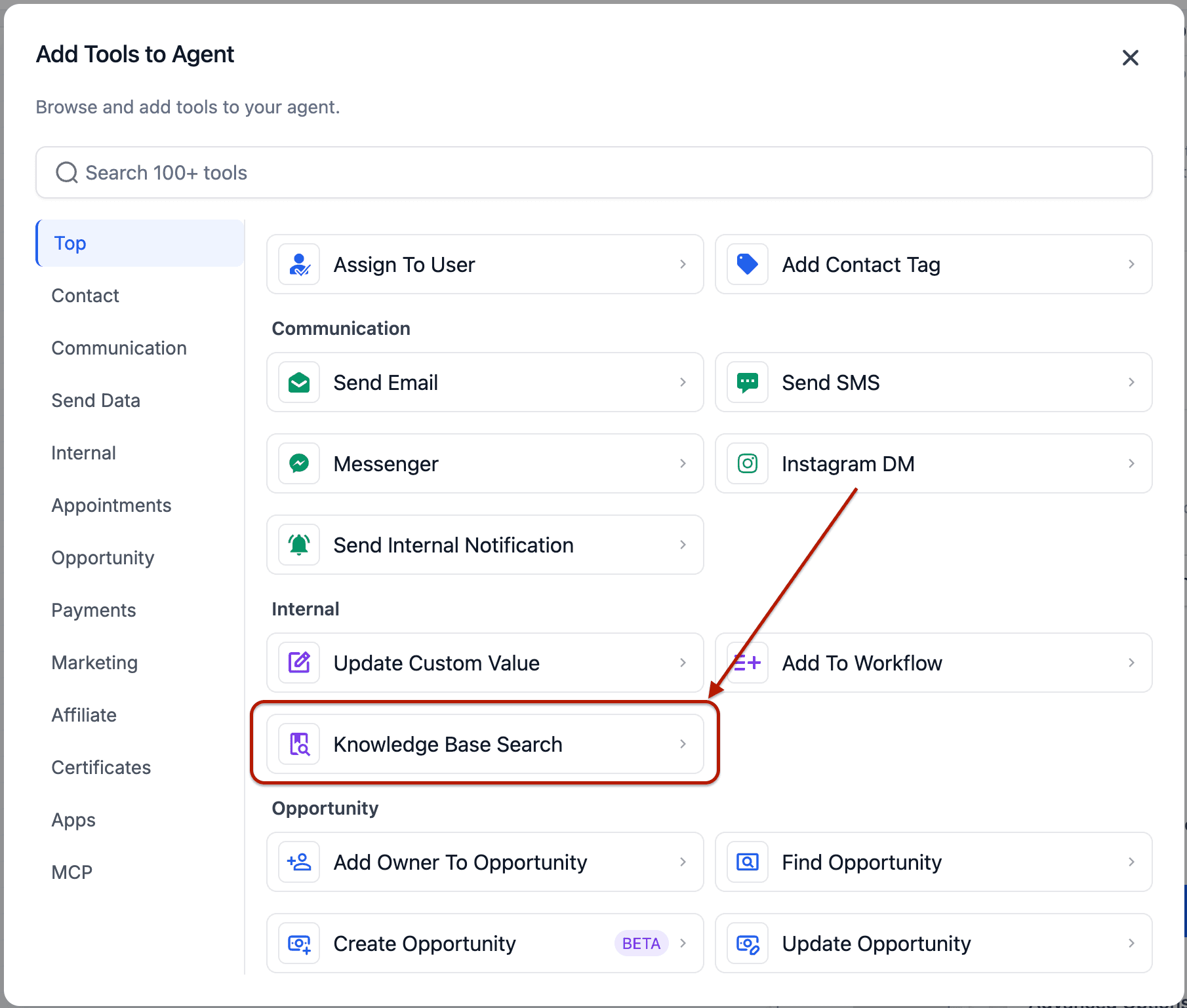 Schermata 5 — Azione Workflow - AI Agent