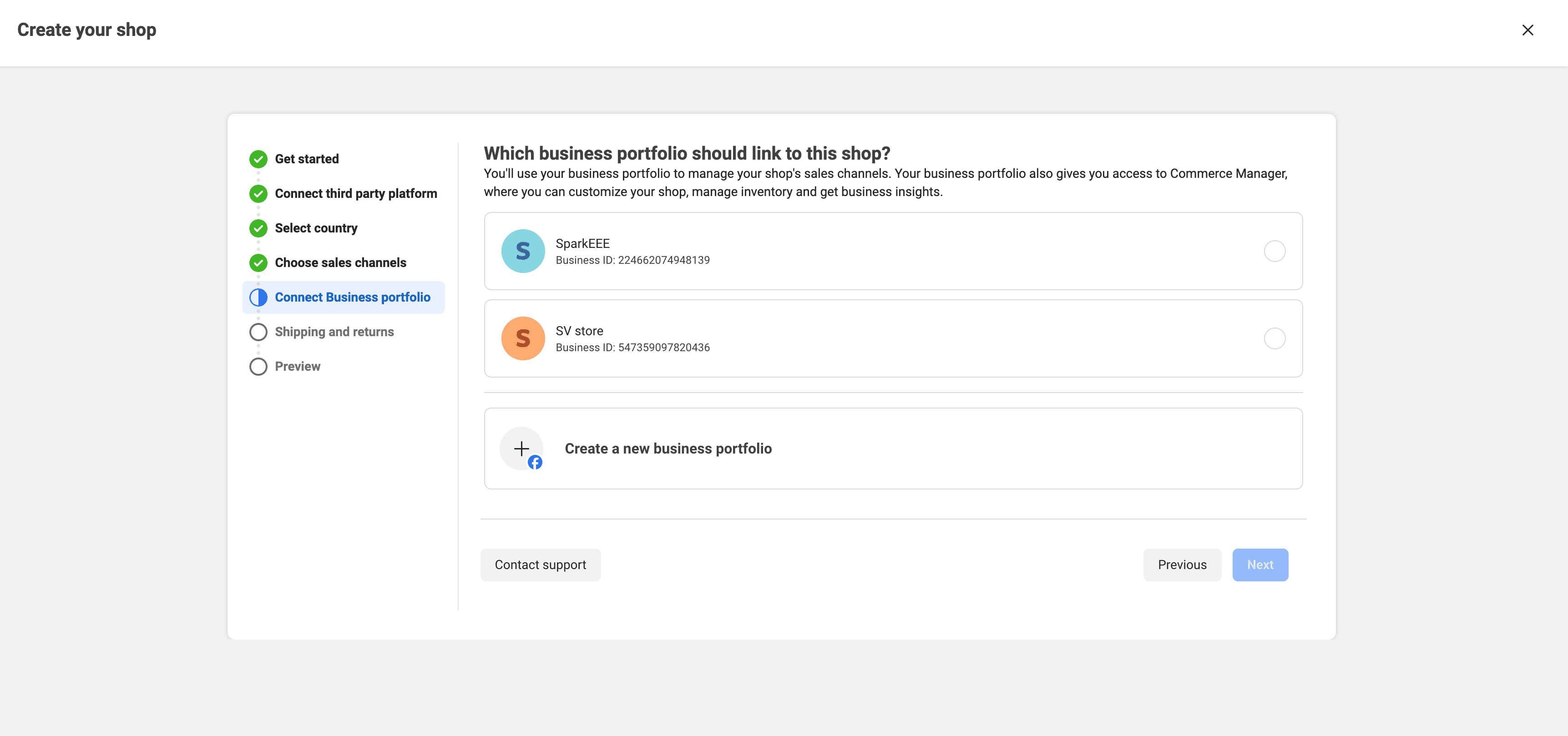 Schermata 8 — Come vendere prodotti su Facebook e Instagram Shops?