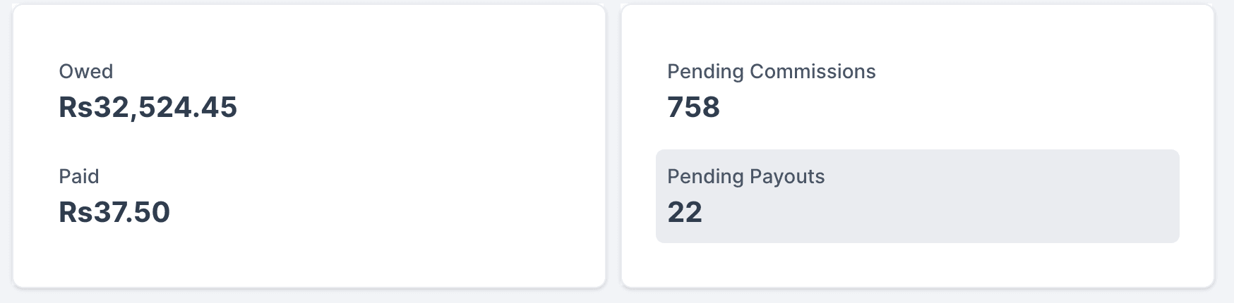 Schermata 6 — Dashboard dell'Affiliate Manager