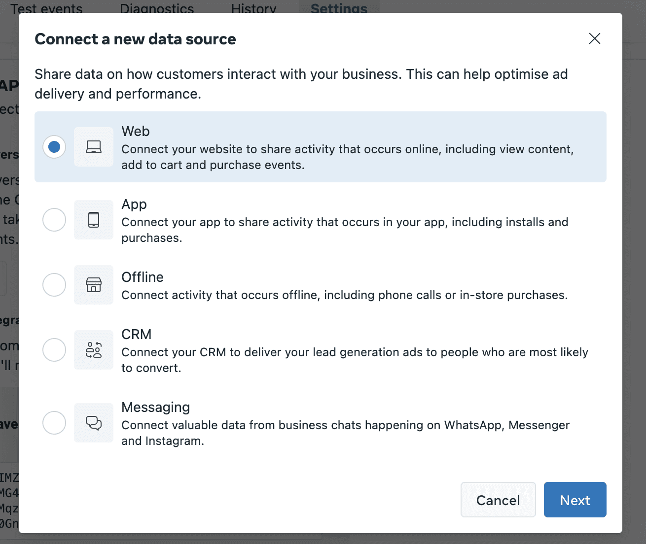 Schermata 3 — Come configurare un Funnel Event Pixel per la Facebook Conversion API?