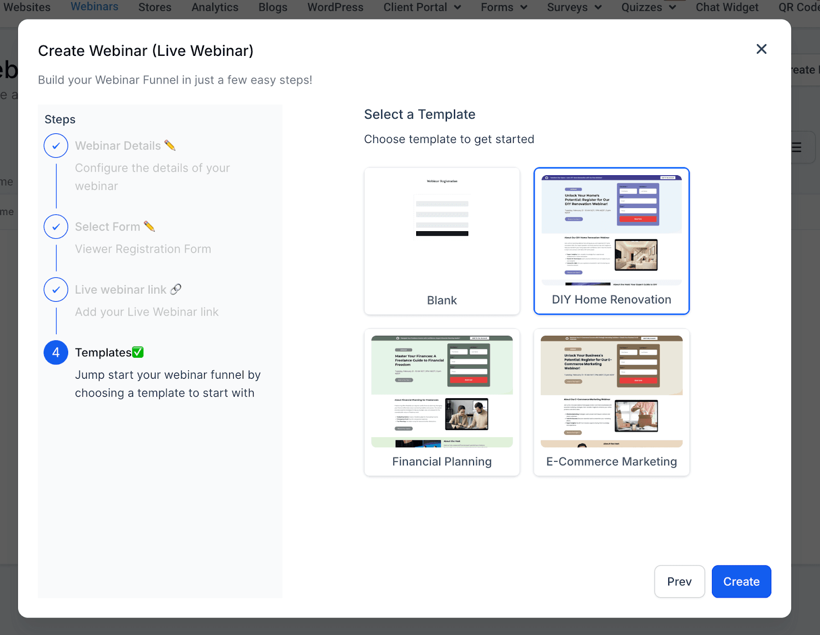 Schermata 4 — Webinar Funnel