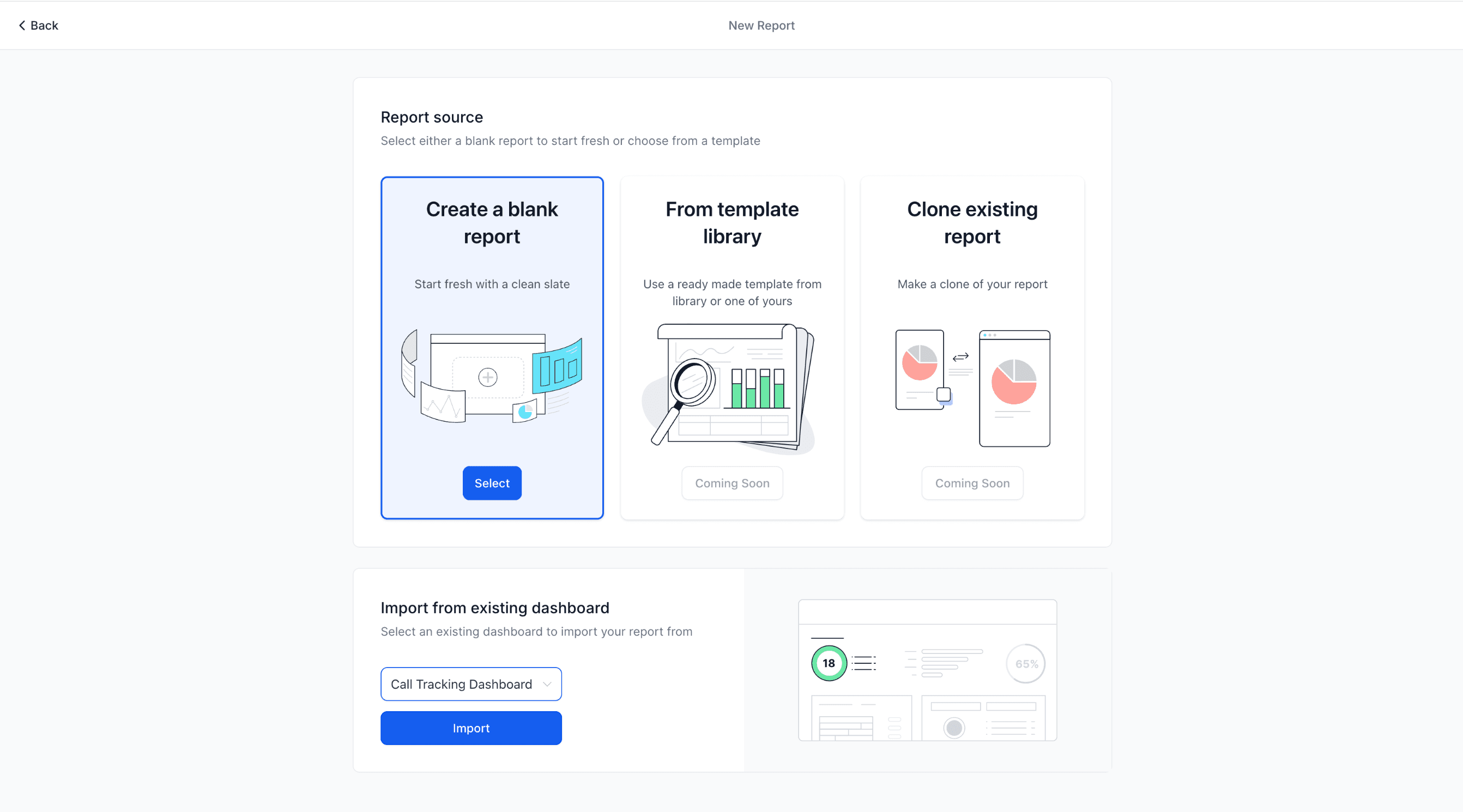 Schermata 2 — Come creare un report personalizzato, pianificarlo ed esportarlo come PDF