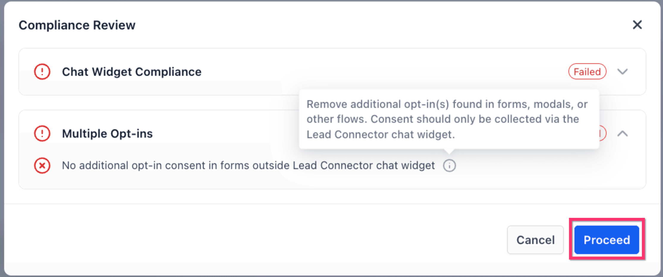 Schermata 1 — Flusso di Registrazione Campaign A2P Pre-Configurata (Widget-First)
