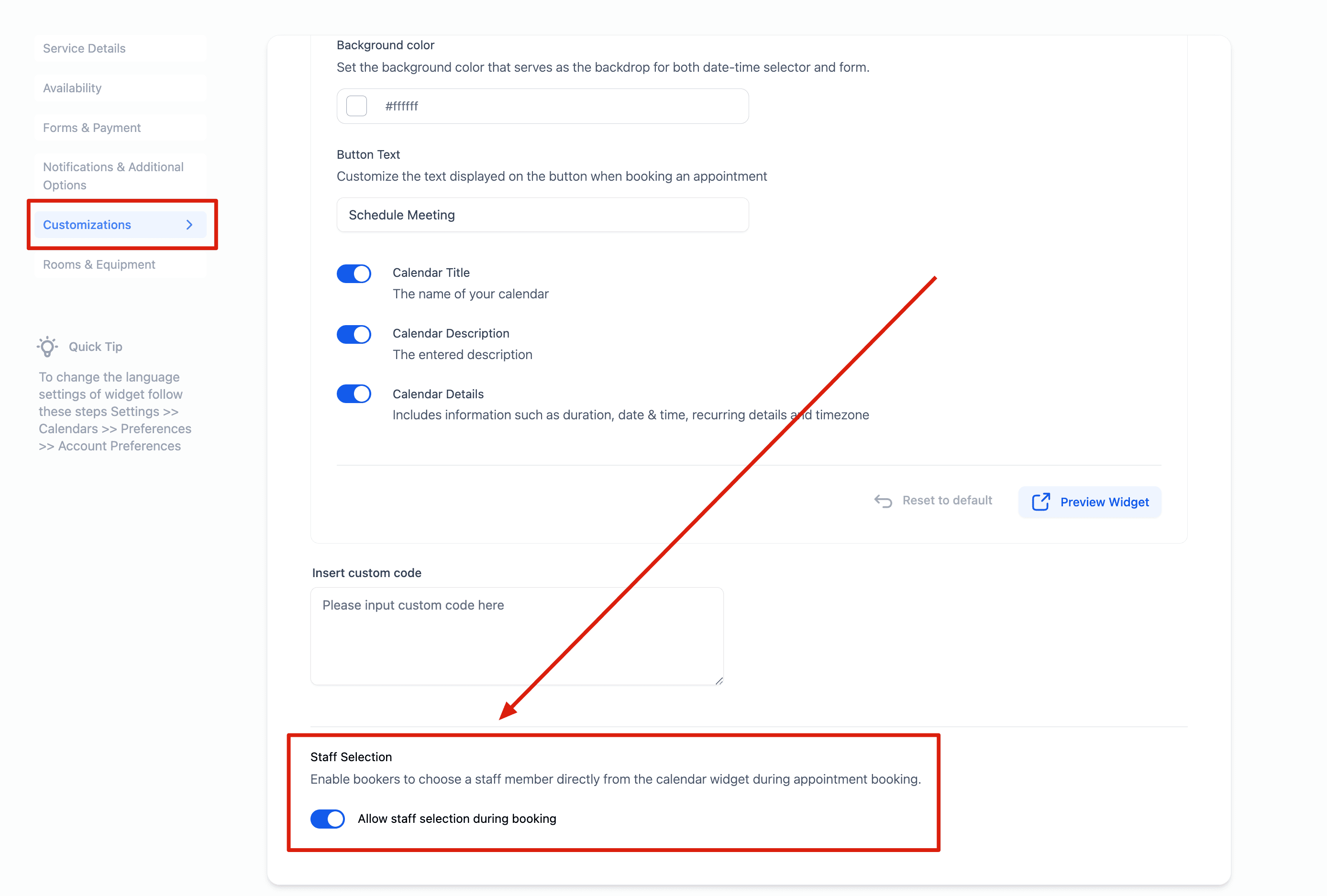 Schermata 17 — Come creare Calendari di Servizio