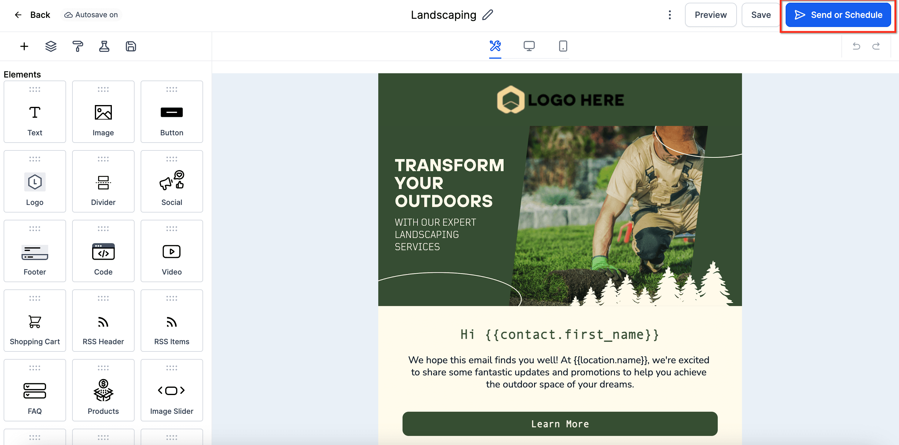 Schermata 5 — Smart Send: Campaign di Email Marketing