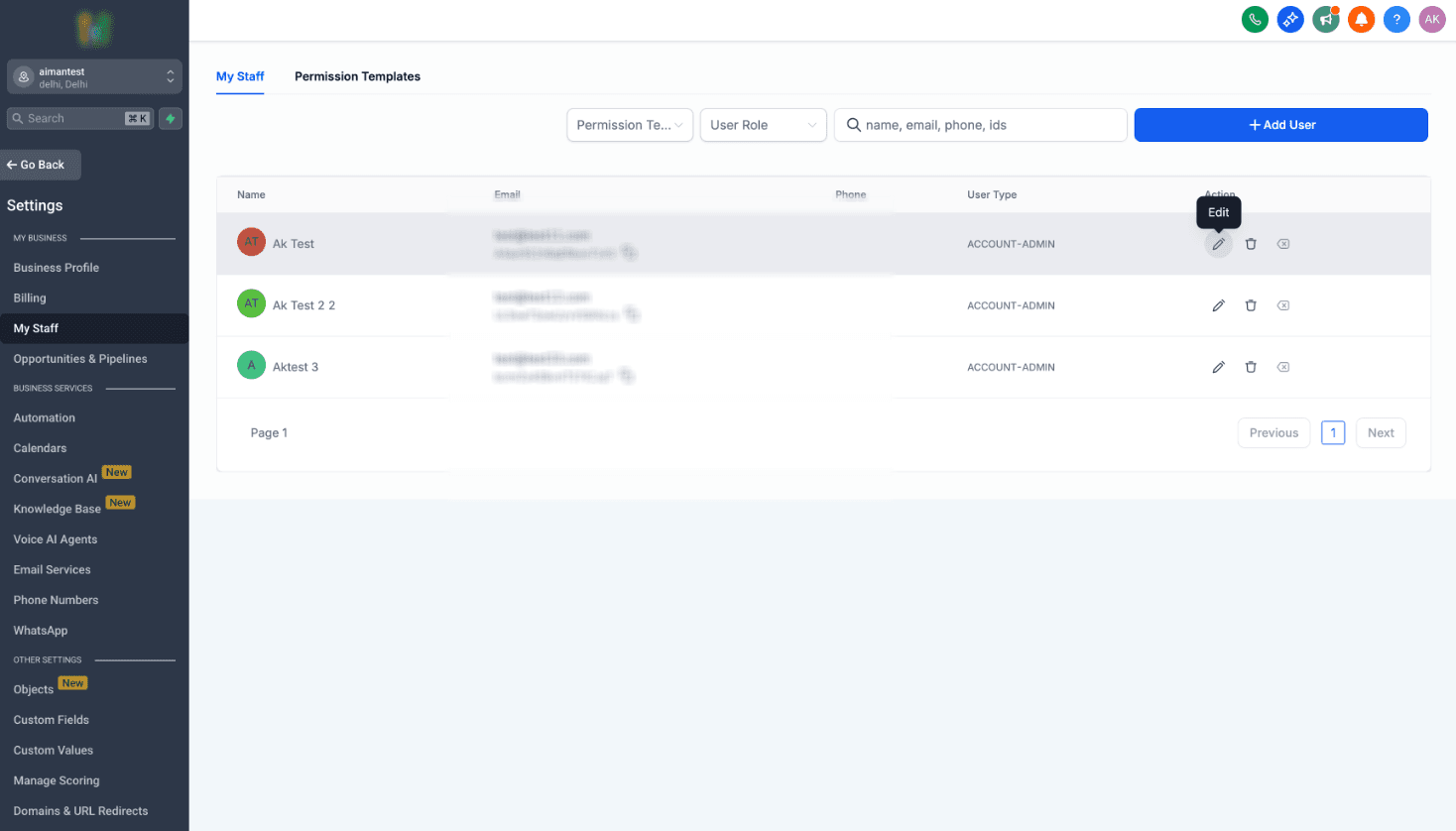 Schermata 2 — Da quale numero Twilio i lead riceveranno gli SMS?