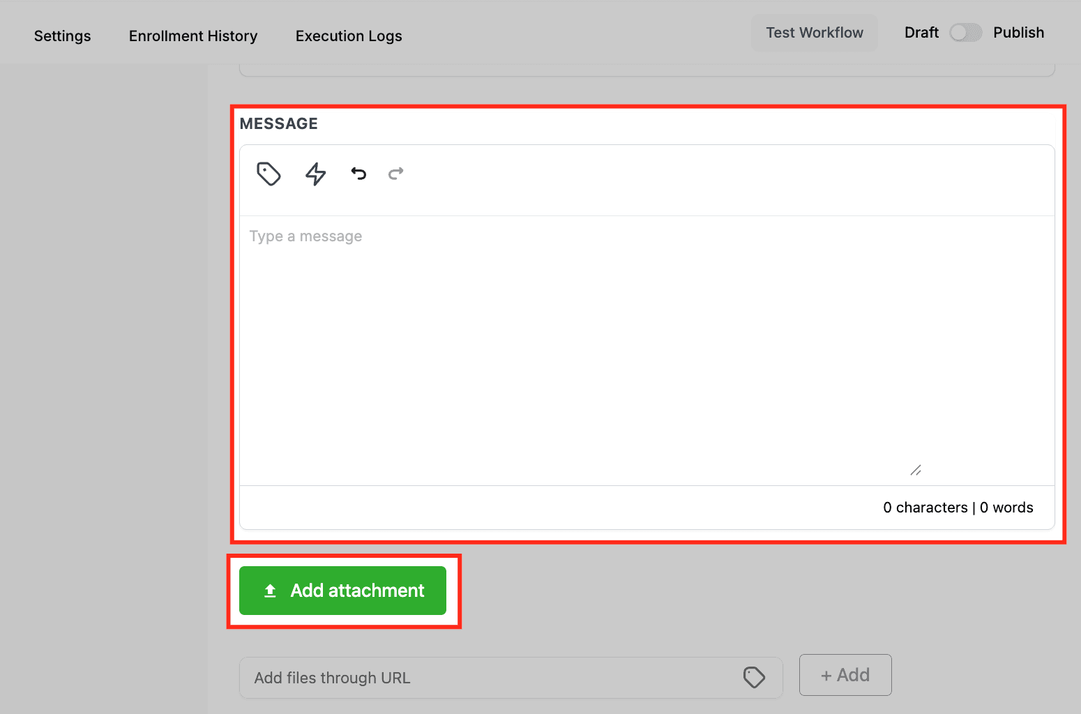 Schermata 5 — Azione Workflow - Instagram Interactive Messenger