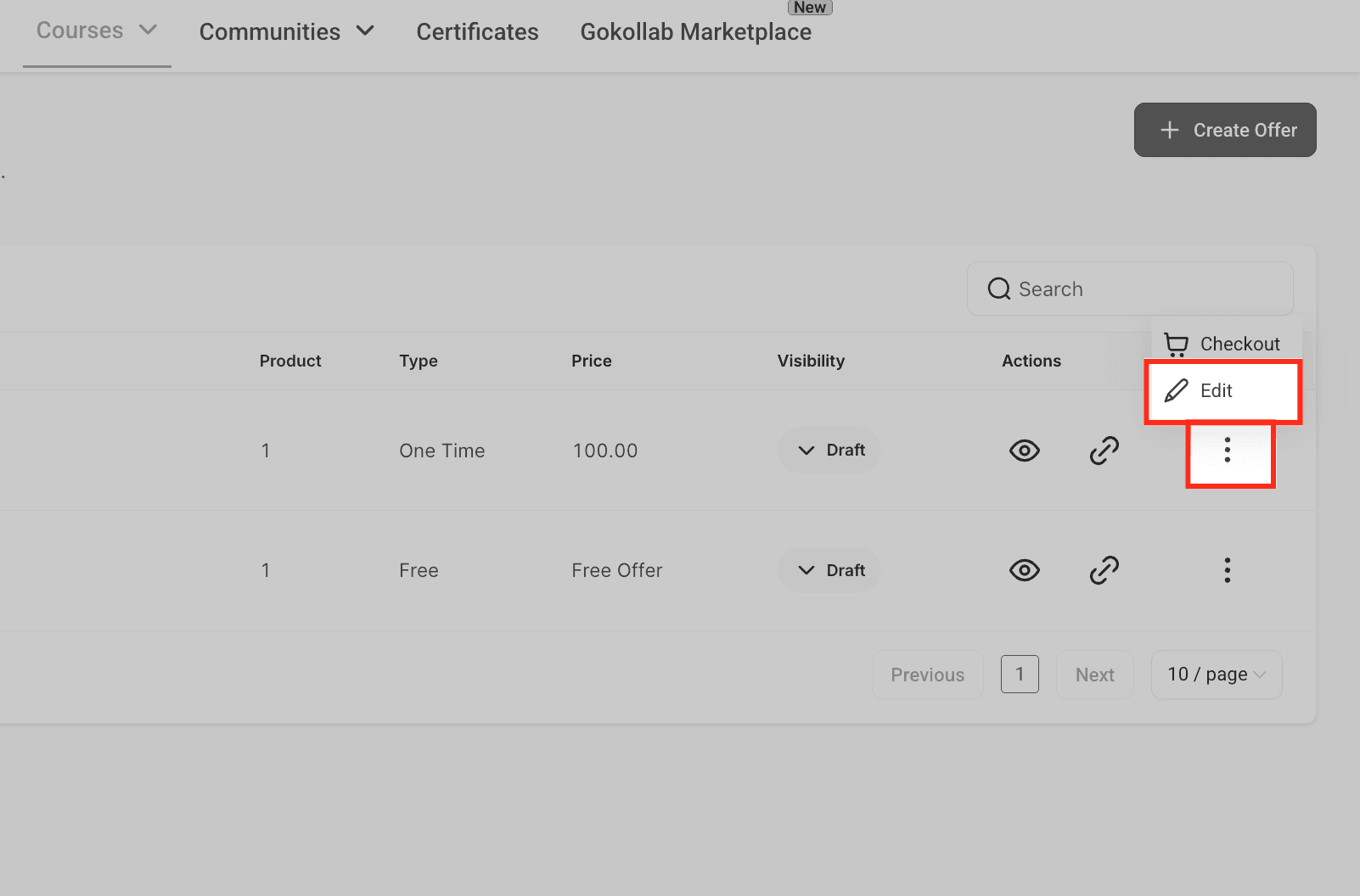 Schermata 2 — Upsell con un clic nelle Membership
