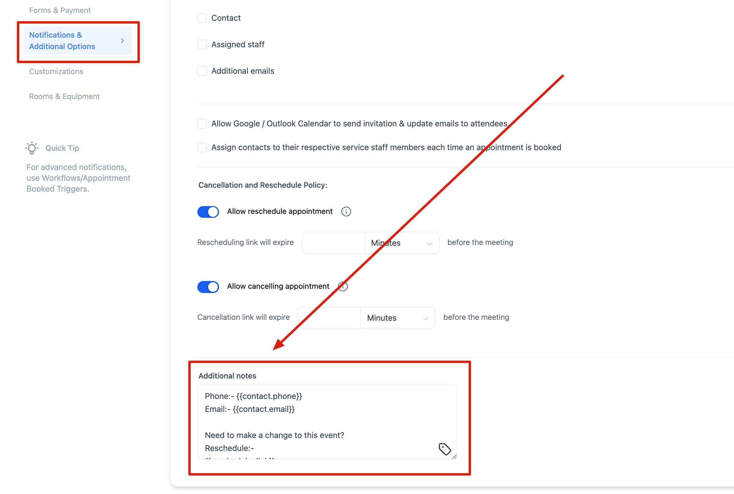 Schermata 15 — Come creare Calendari di Servizio