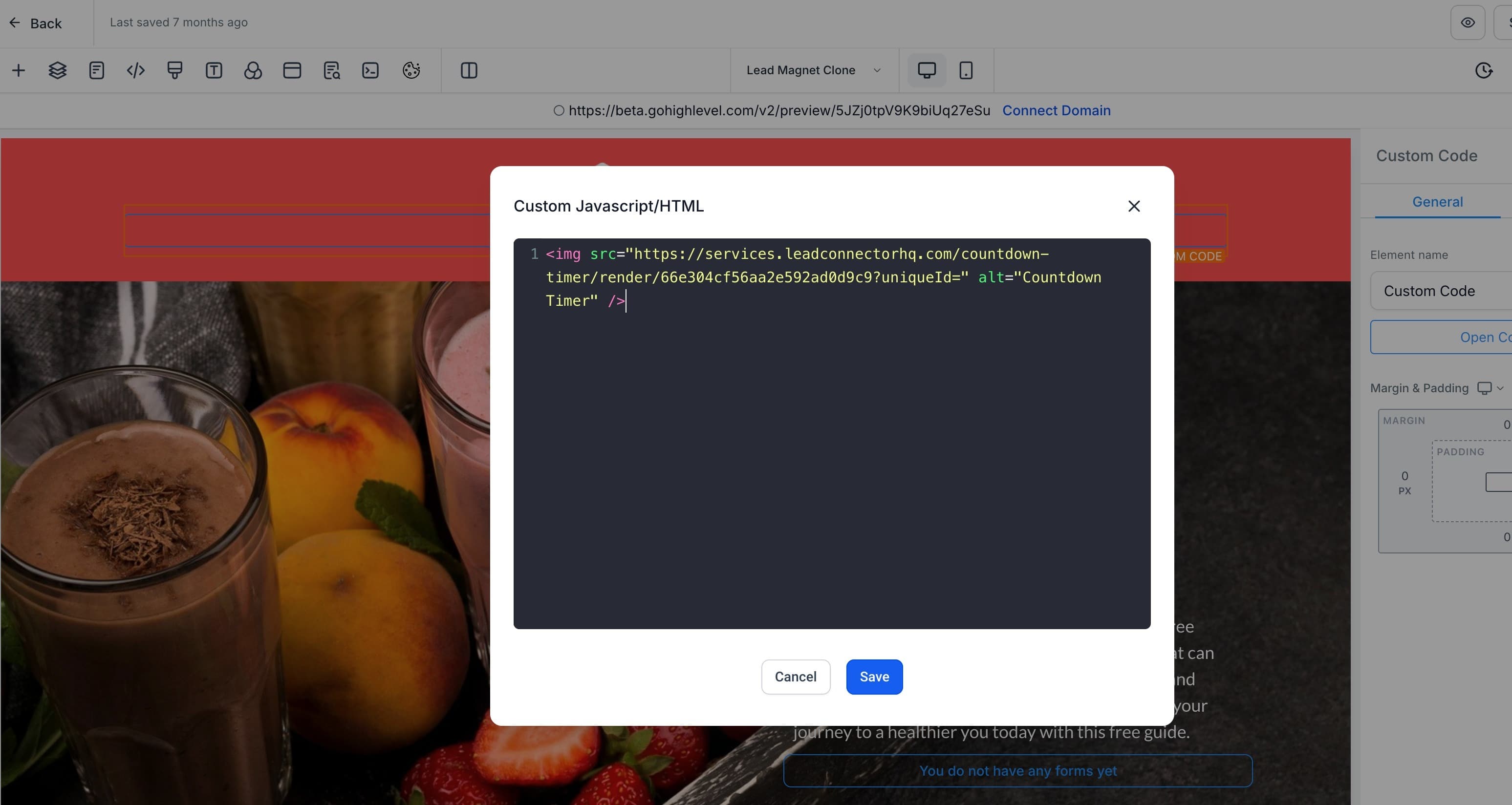 Schermata 8 — Come usare i Countdown Timer nei Funnel?