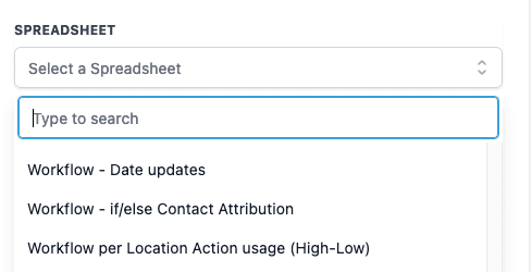 Schermata 6 — Guida all'Azione Workflow Premium Google Sheets