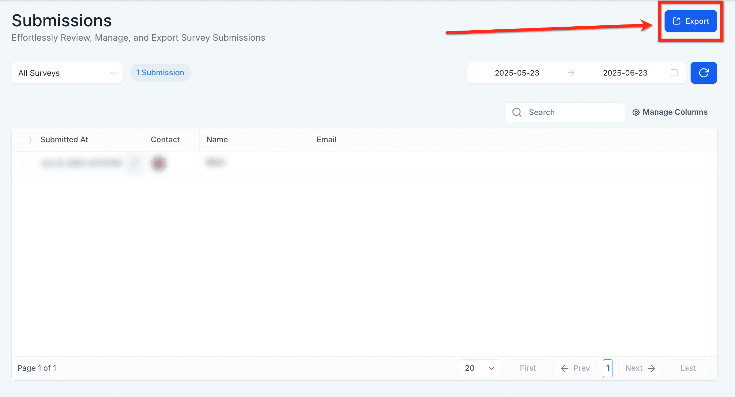 Schermata 4 — Dove Appaiono le Risposte ai Survey
