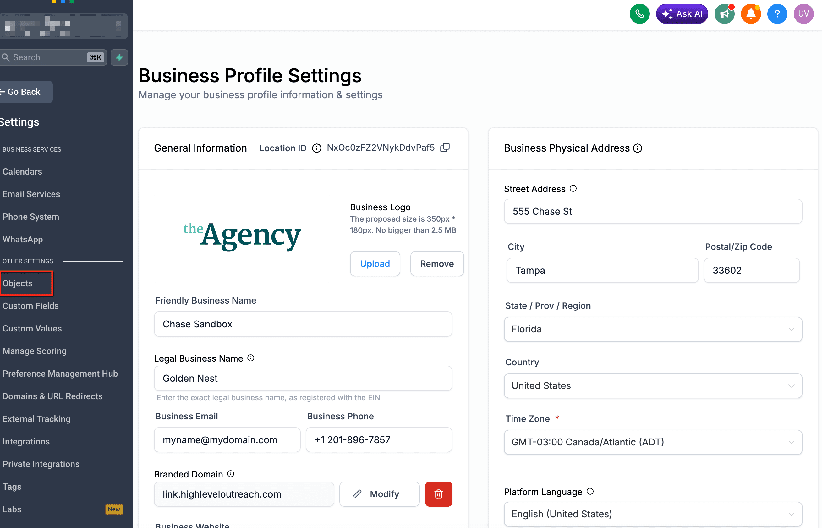 Schermata 2 — Template per Oggetti Personalizzati: Configurazione CRM Pronta in Un Click