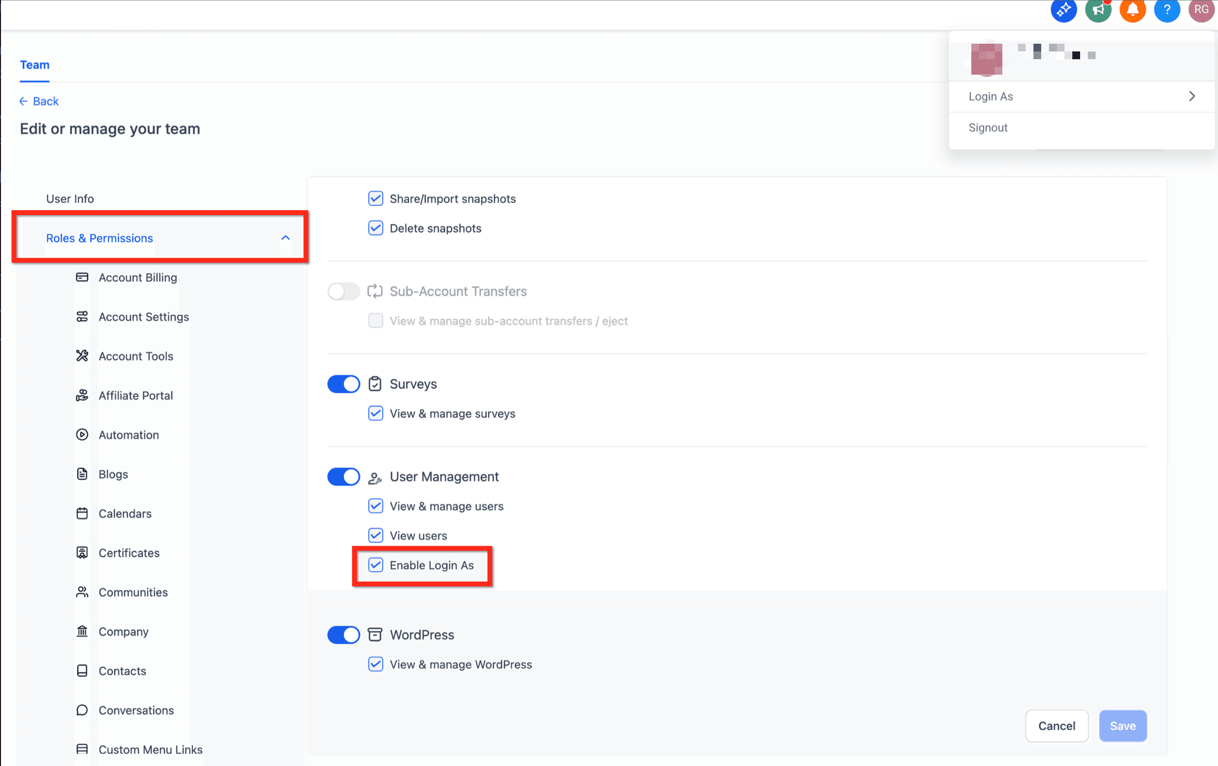 Schermata 3 — Accesso Utenti