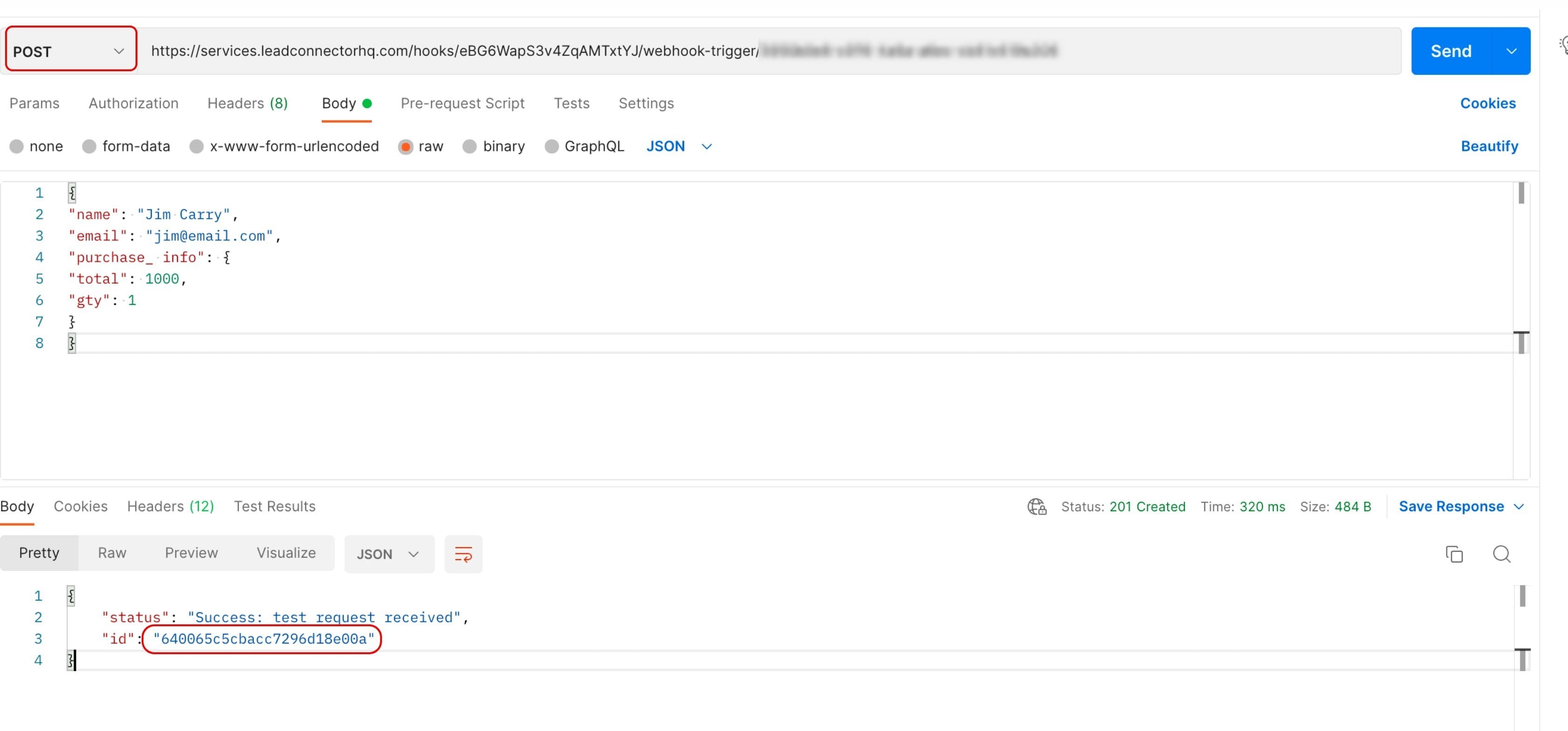 Schermata 4 — Come usare il Trigger Premium Workflow Inbound Webhook