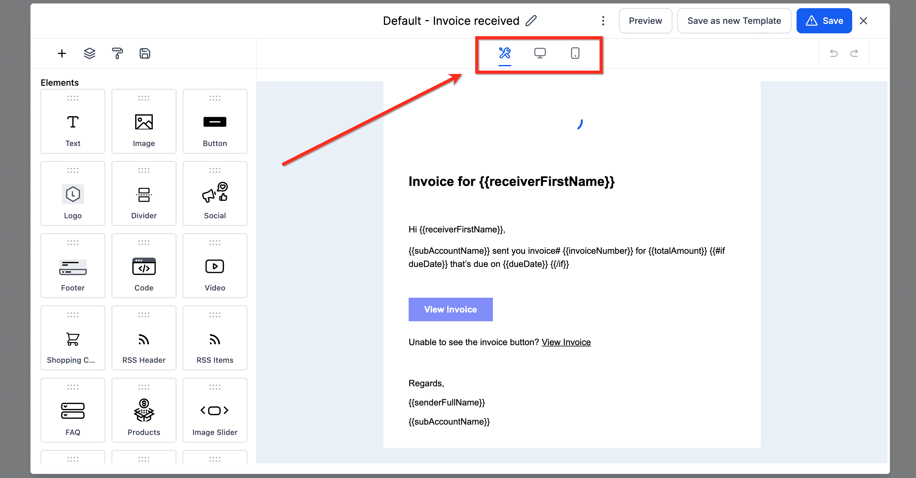 Schermata 12 — Gestione dei Template Email negli Step del Workflow