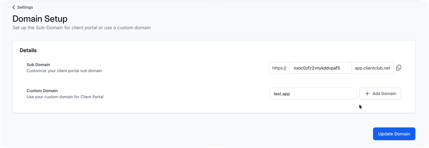 Schermata 4 — Come configurare il Client Portal?