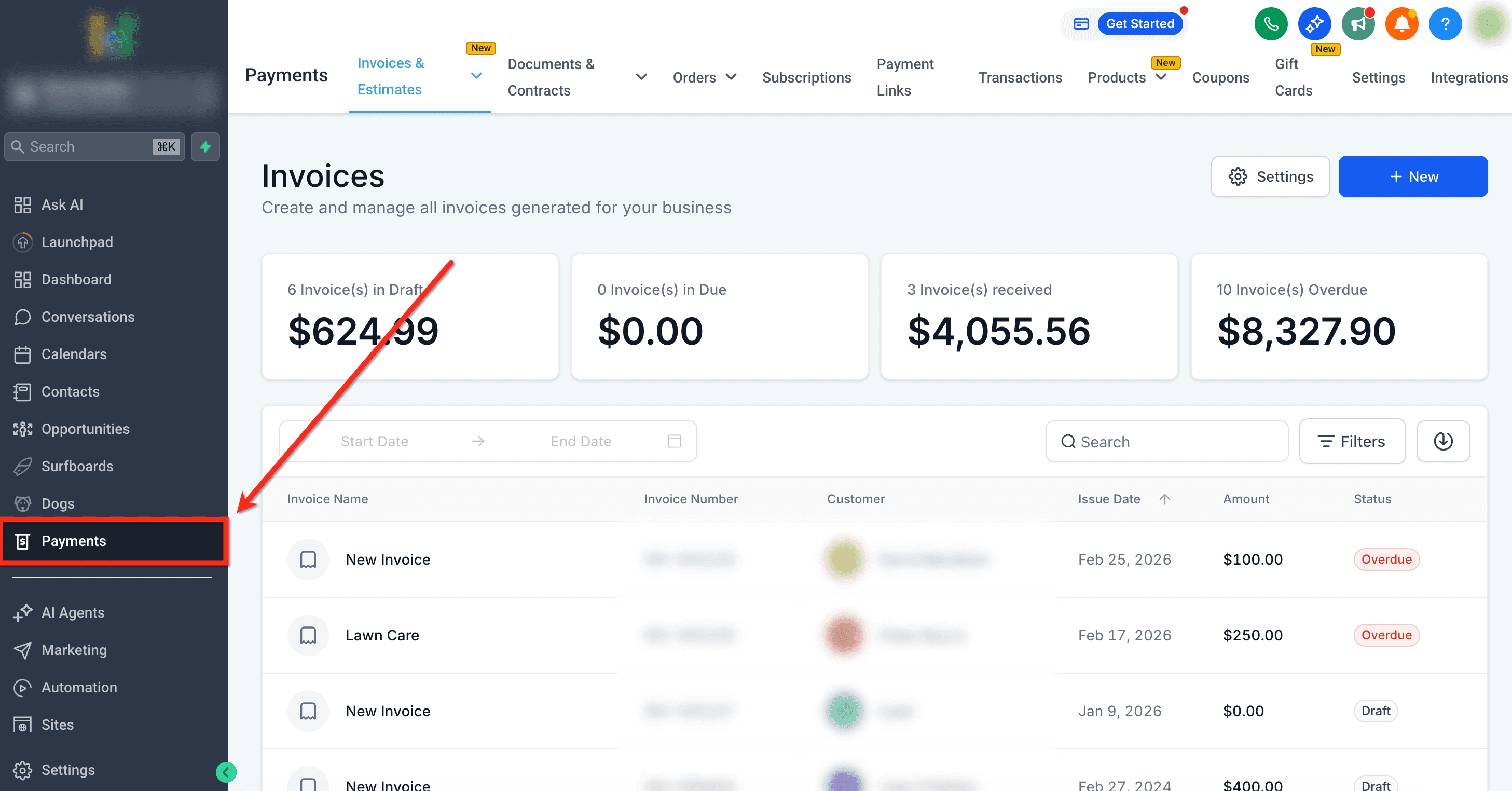 Schermata 3 — Configurare i Provider di Pagamento per Canale