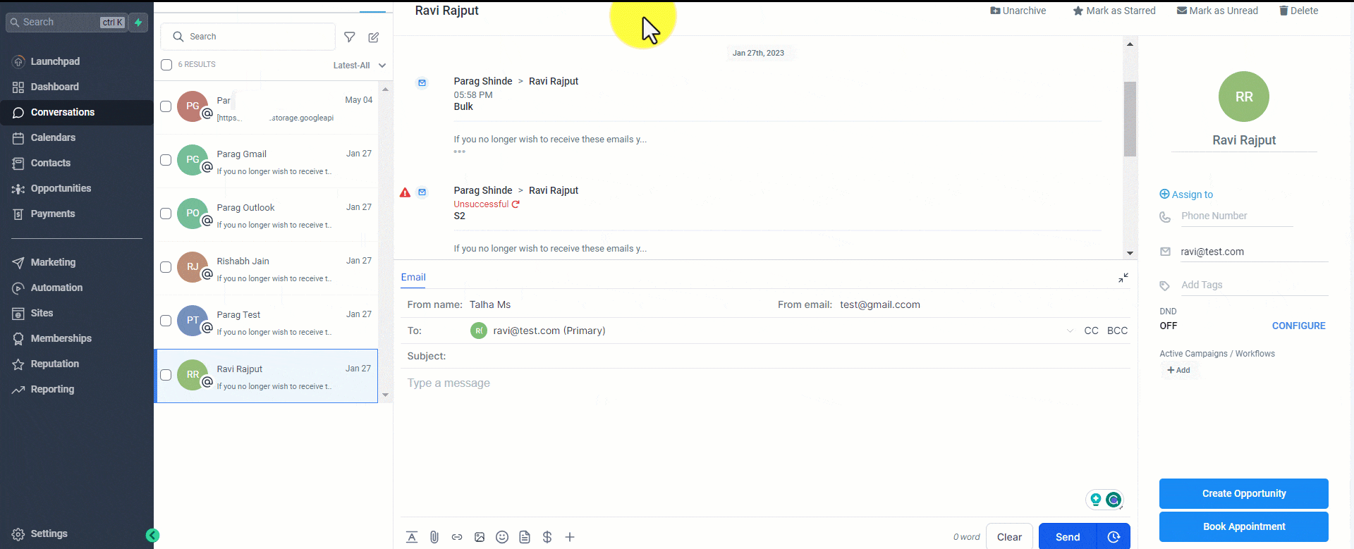 Schermata 3 — Come usare CC (Carbon Copy) e BCC (Blind Carbon Copy) nel composer email