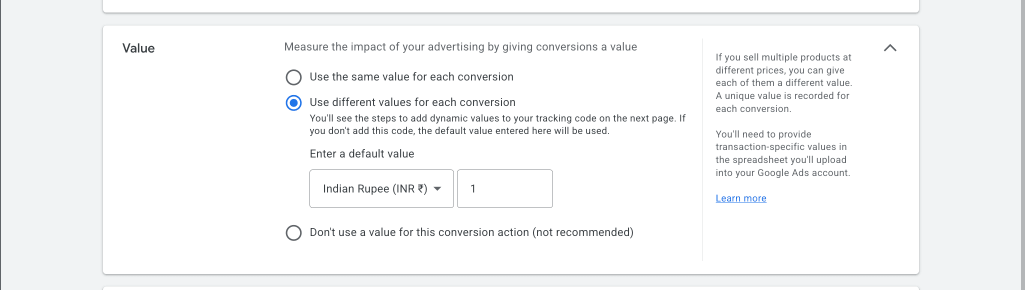 Schermata 13 — Come configurare le Azioni di Conversione Offline di Google Ads (configurazione lato piattaforma Google)